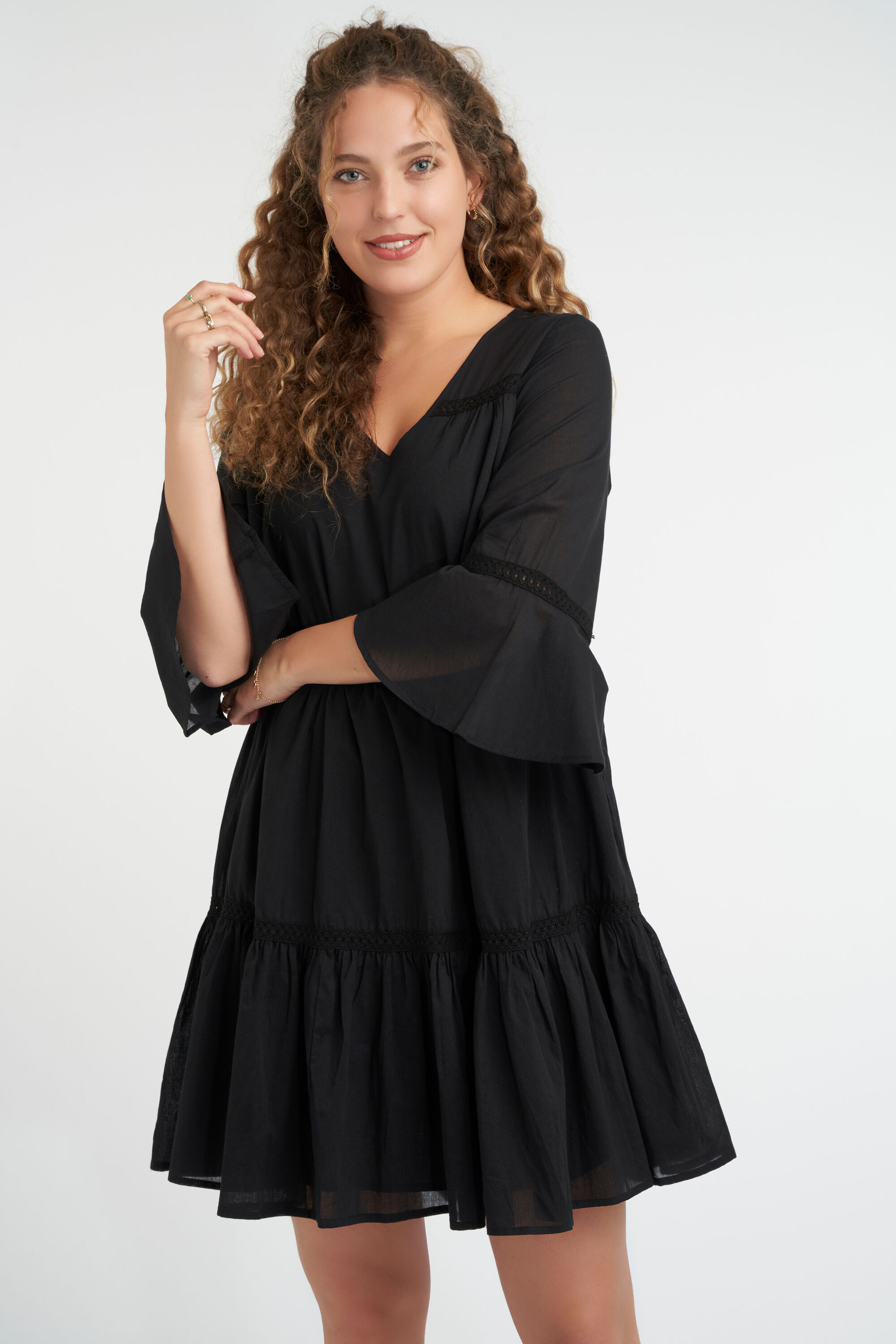 Robe coupe trap&egrave;ze image number 4