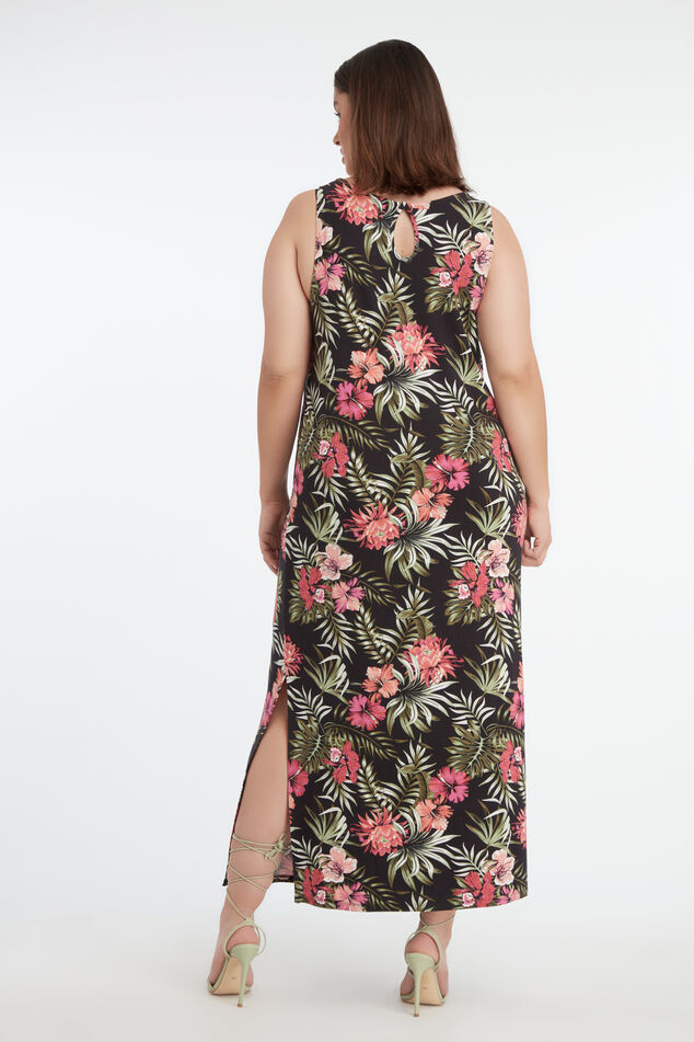 Maxi jurk met split image number 4