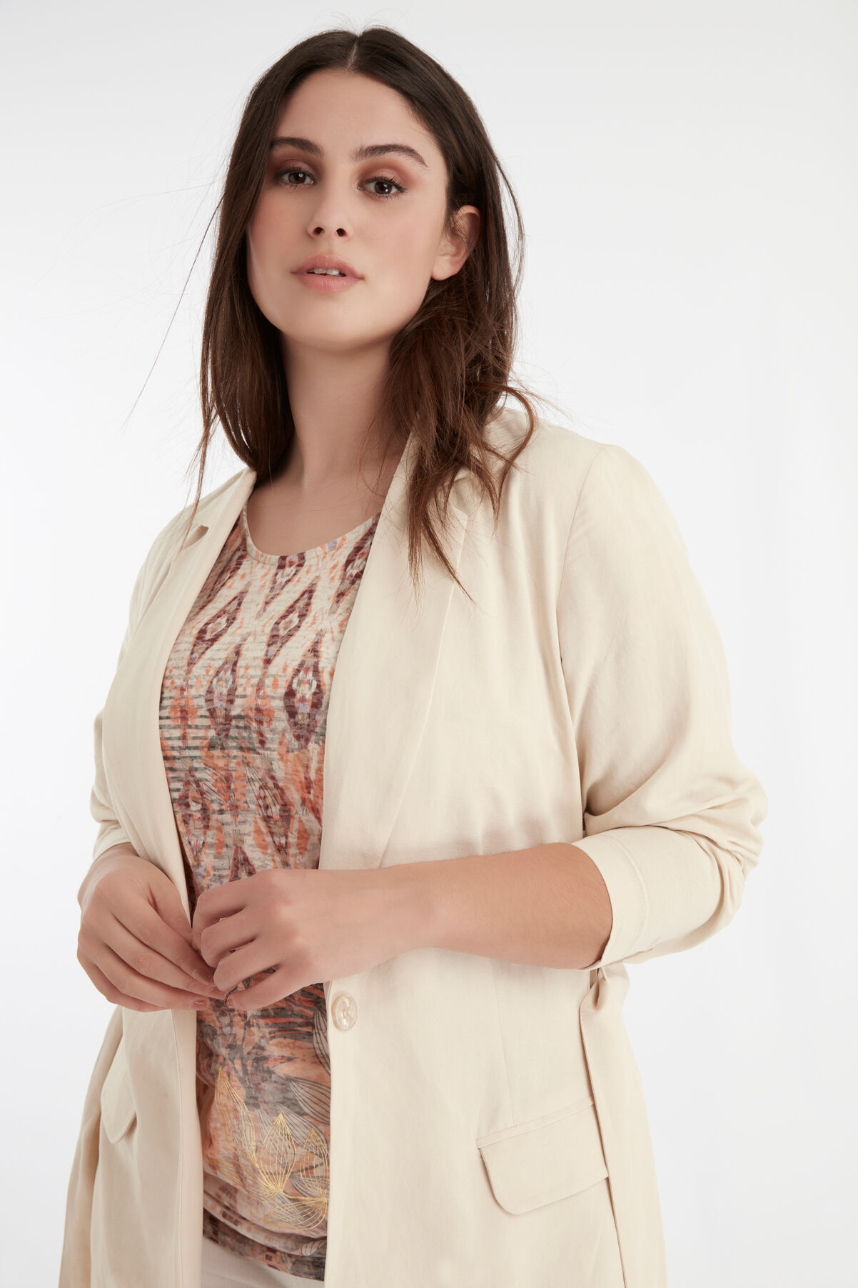 Blazer met ceintuur image number 3