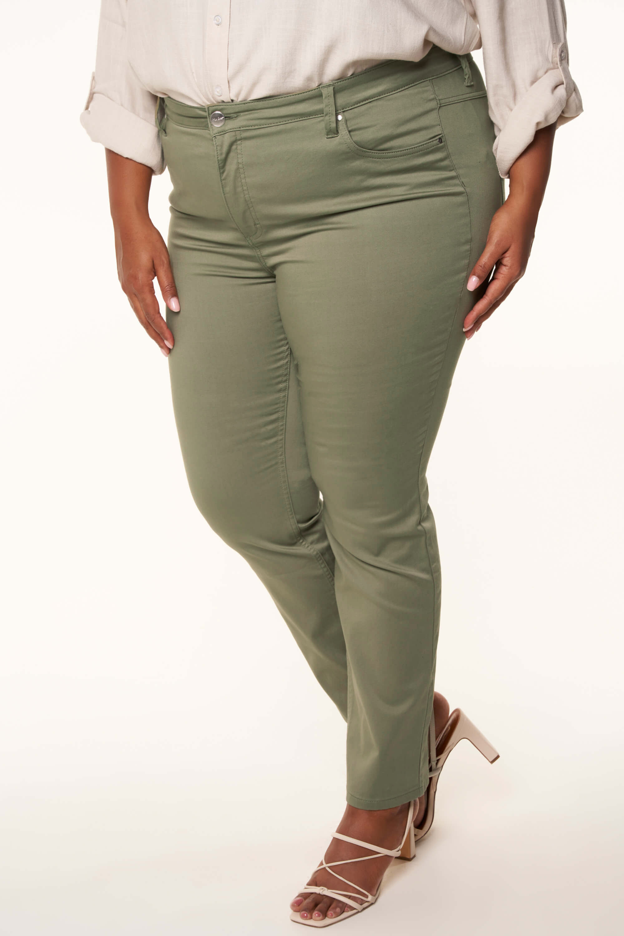 Pantalon &agrave; jambes droites SLIMS image number 5