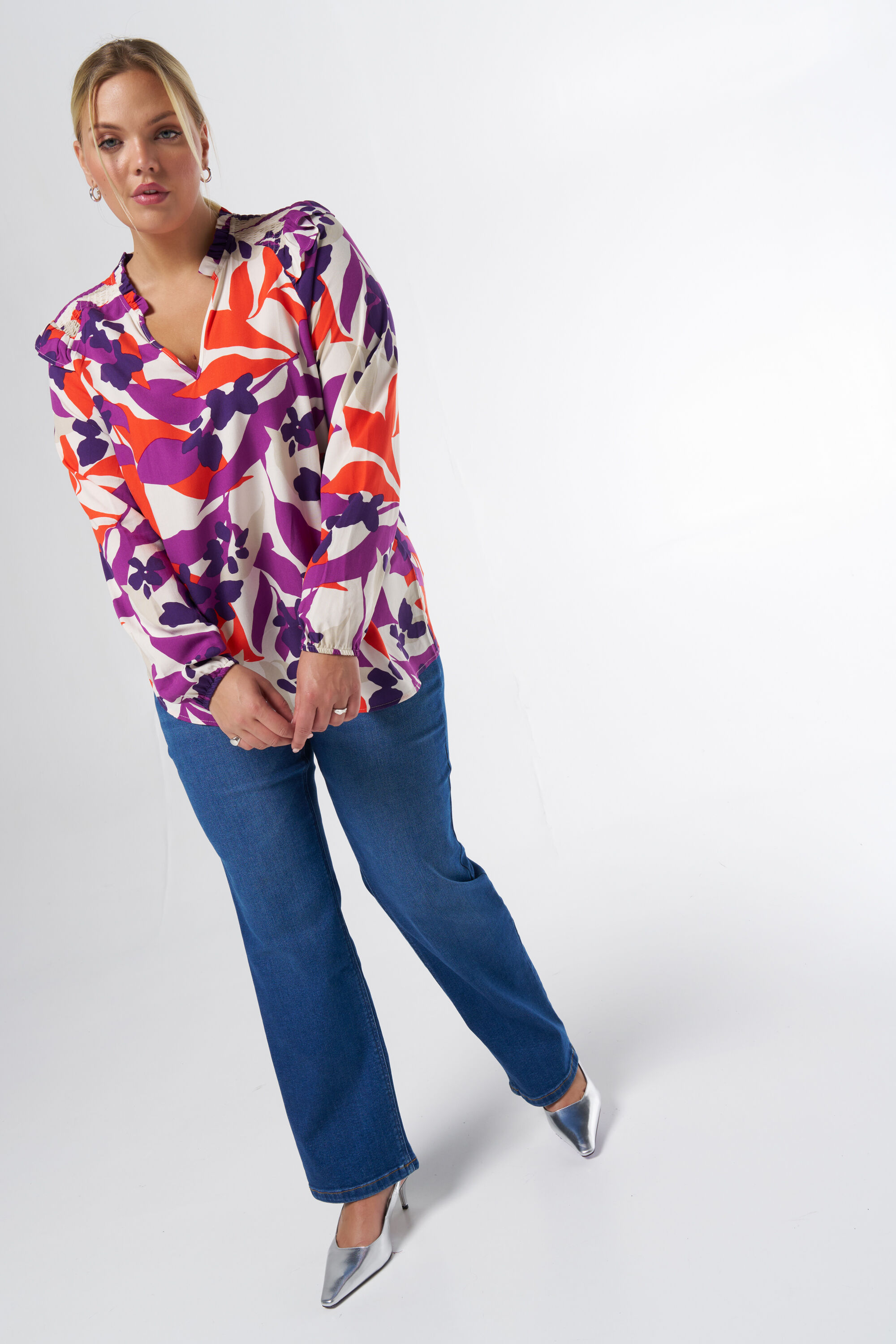 Blouse met print image number 5