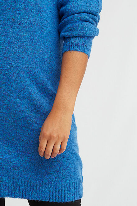 Trui jurk met V-hals image number 6