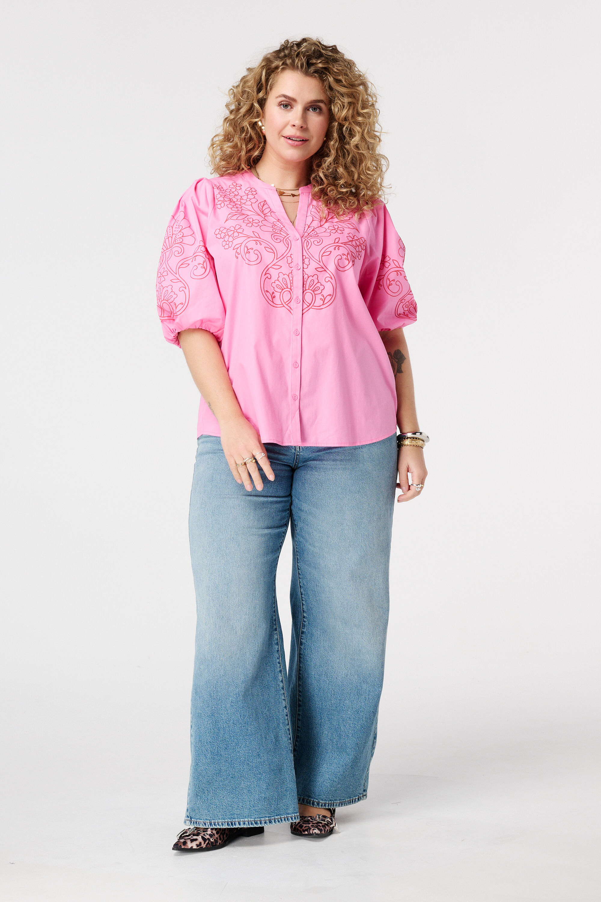 Blouse &agrave; manches bouffantes image number 5