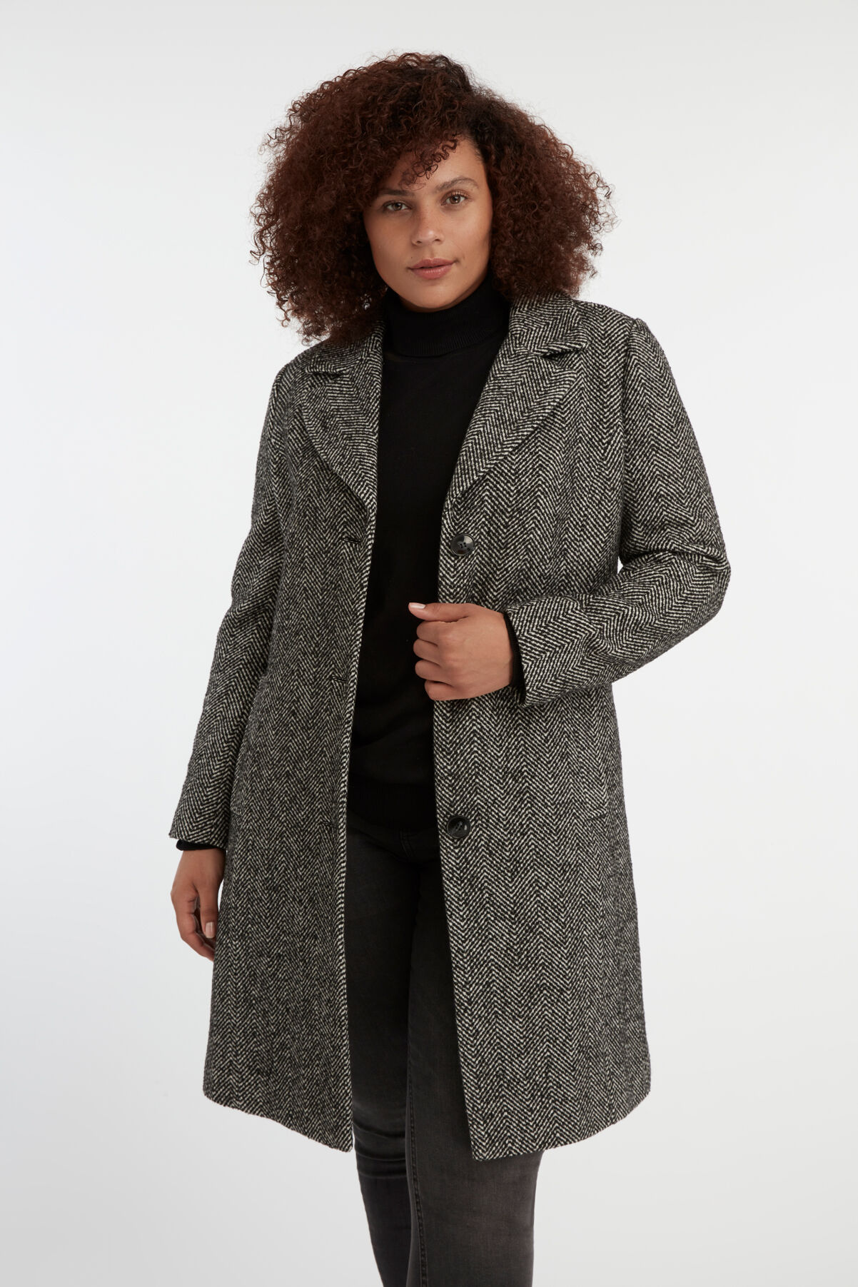 Stijlvolle jas met print image number 6