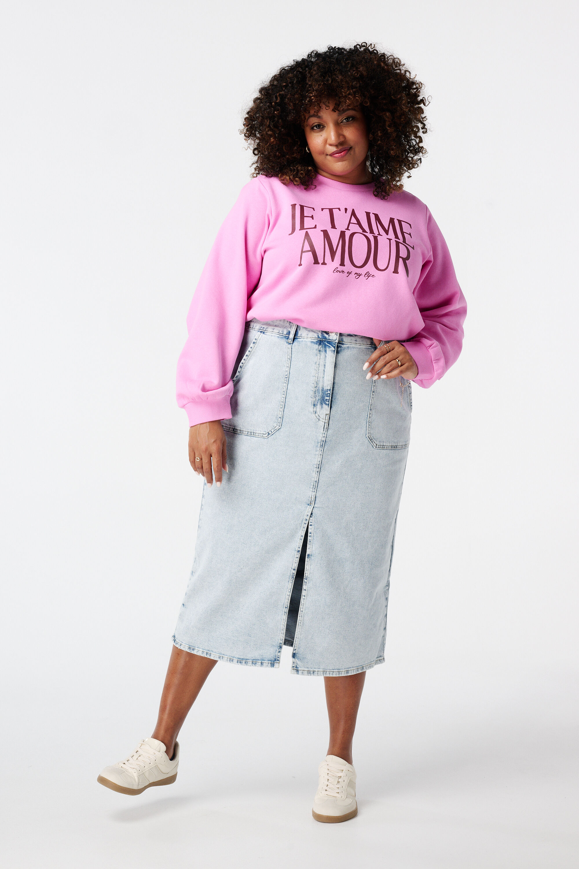 Sweater met tekst image number 5