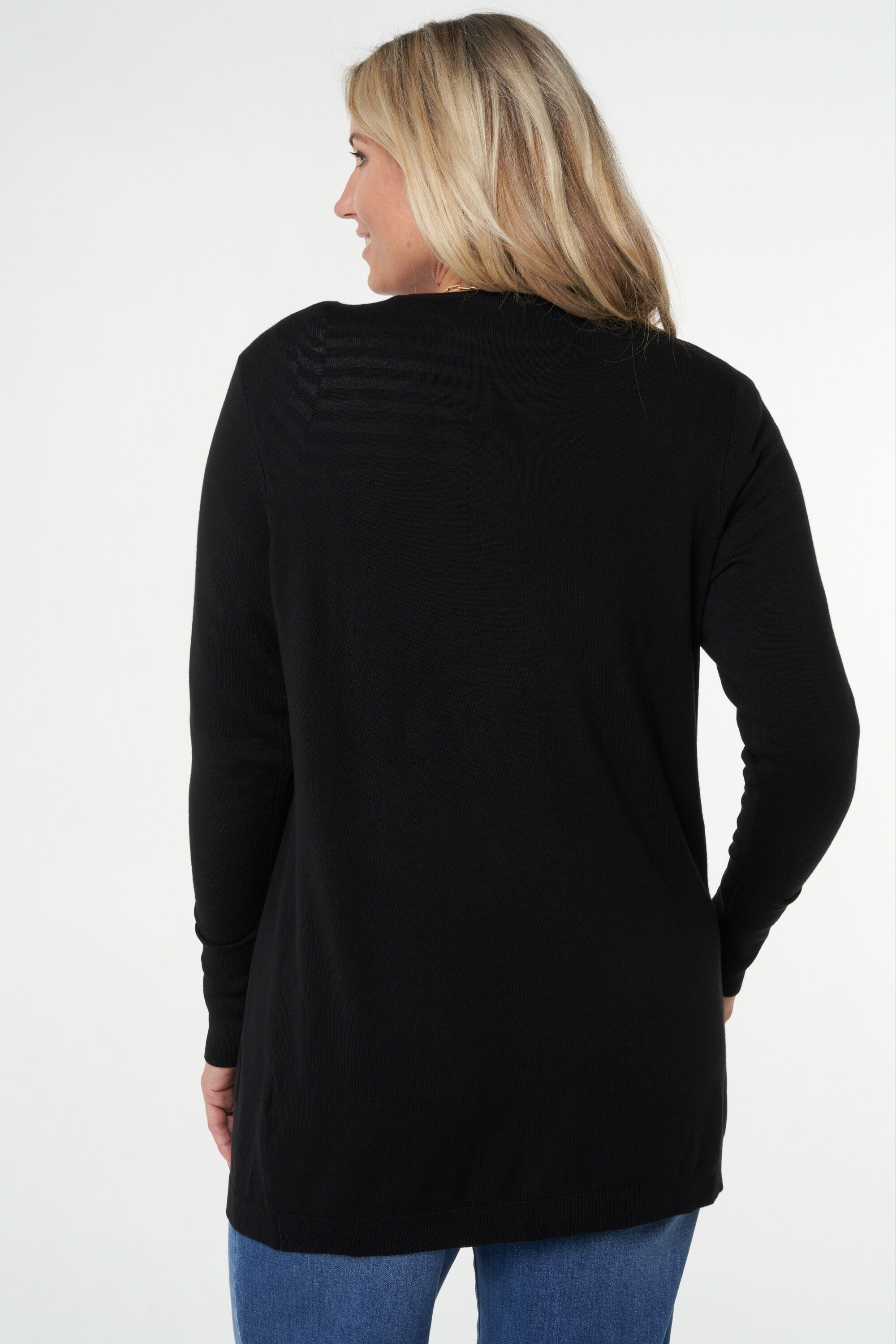 Gebreid vest met zakken image number 4