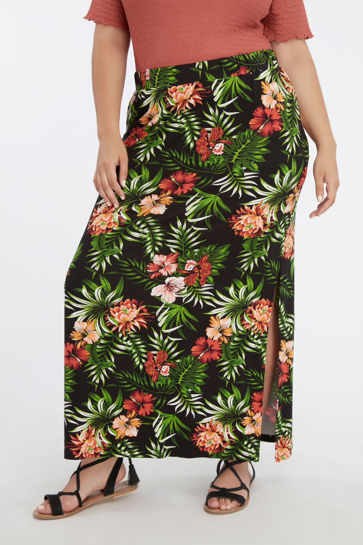 Jupe longue fendue image number 3