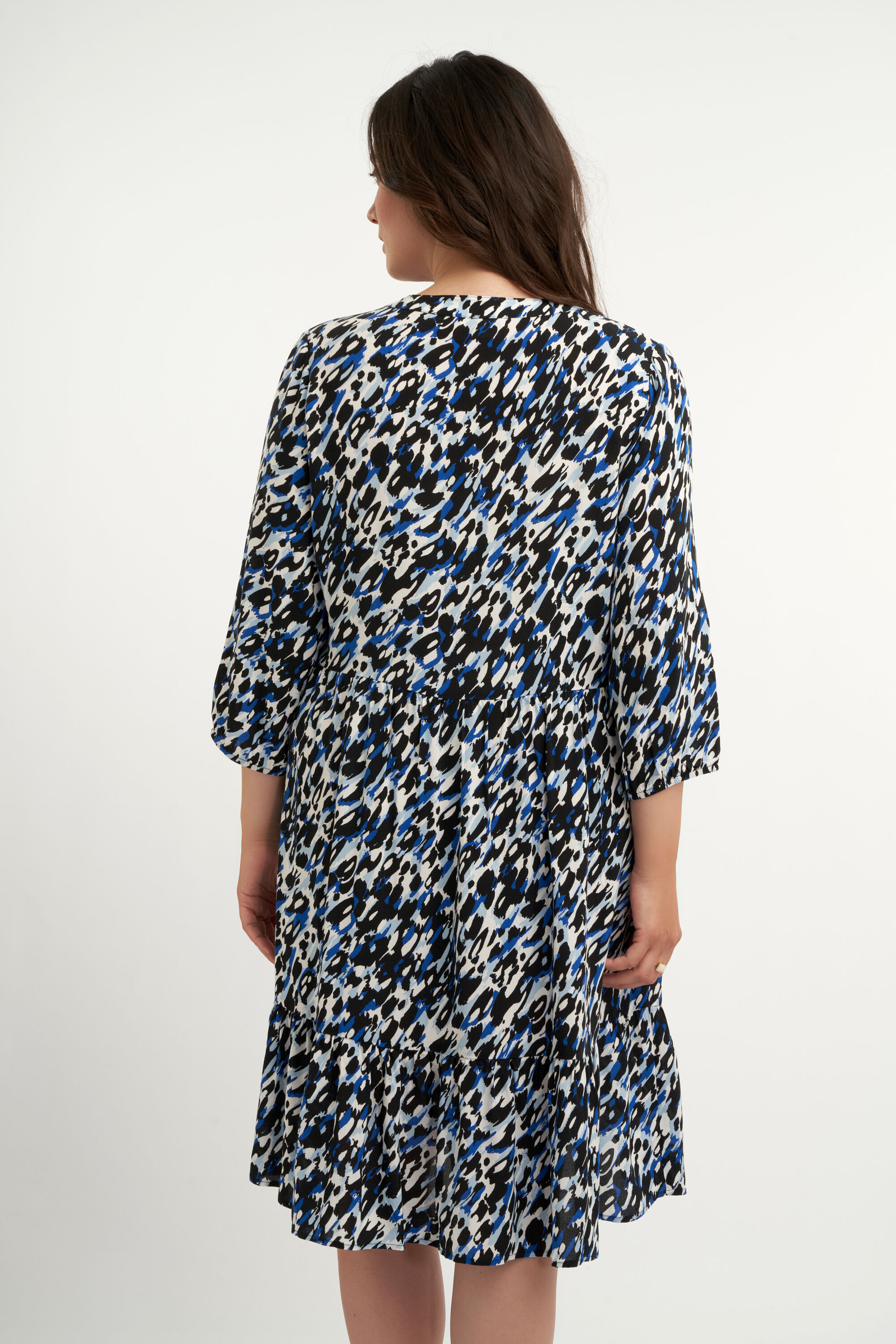 A-lijn jurk met print image number 4