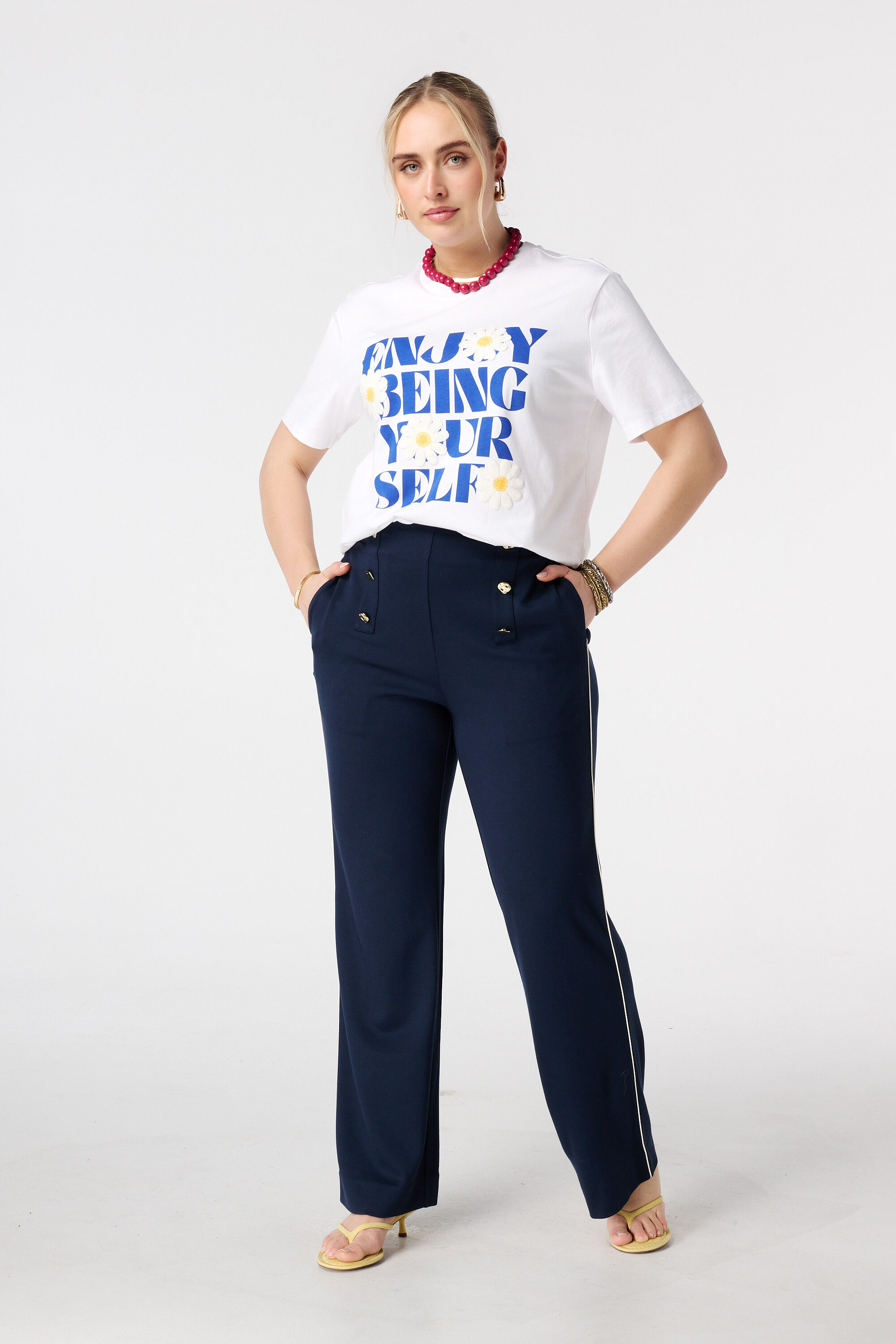 T-shirt met tekst image number 5