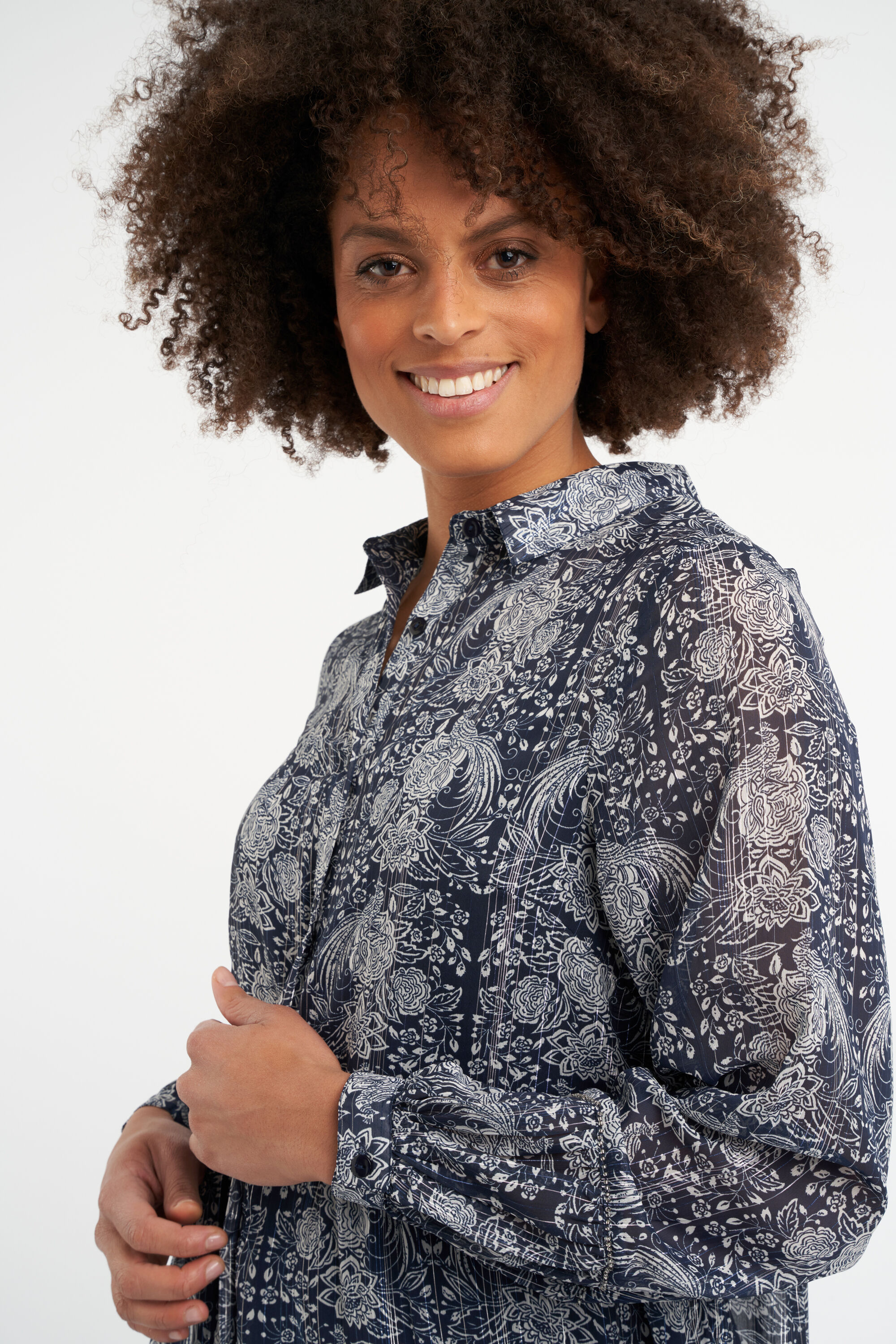 Robe longue &agrave; imprim&eacute; floral image number 5