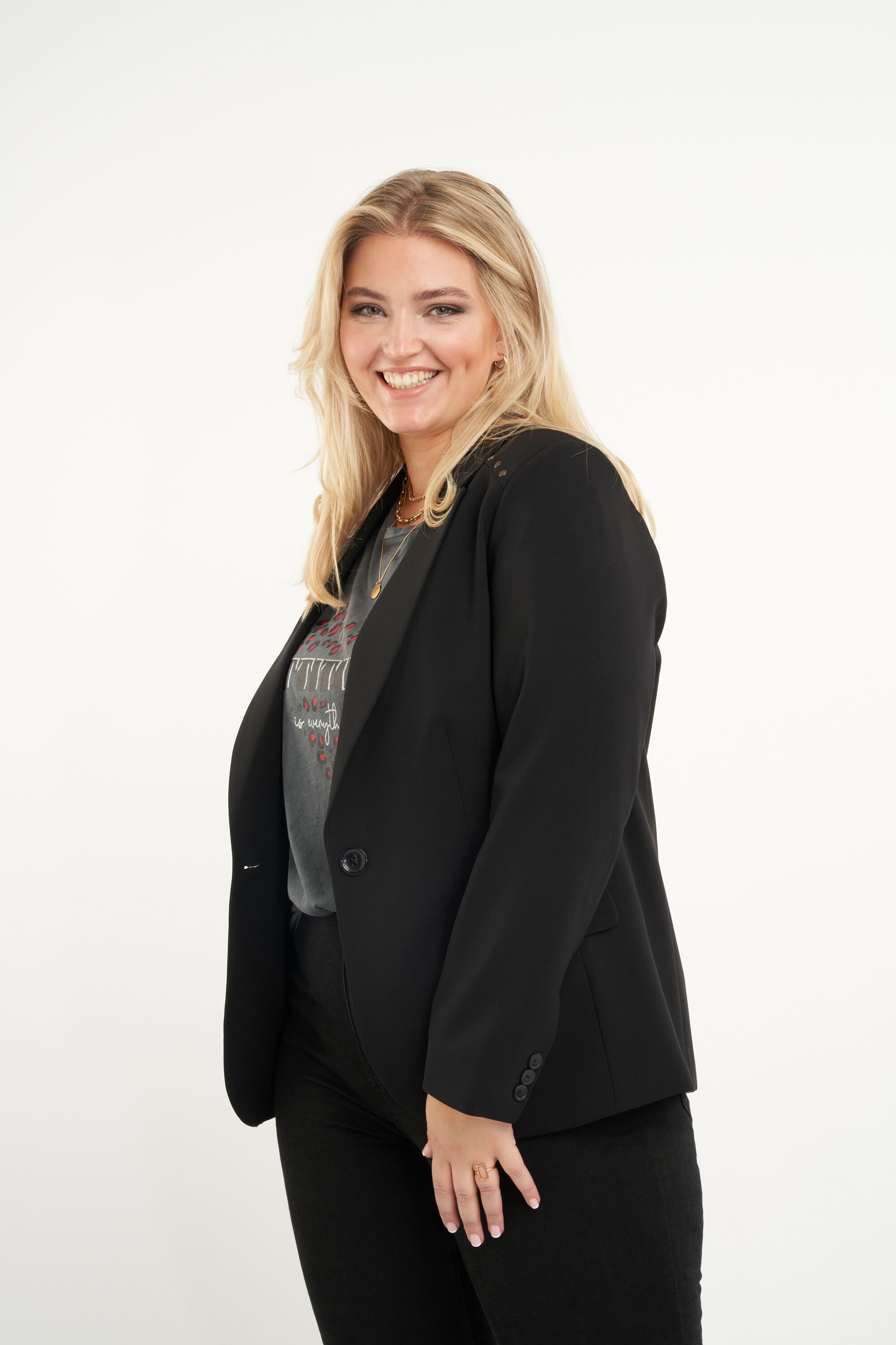 Blazer met studs  image number 6