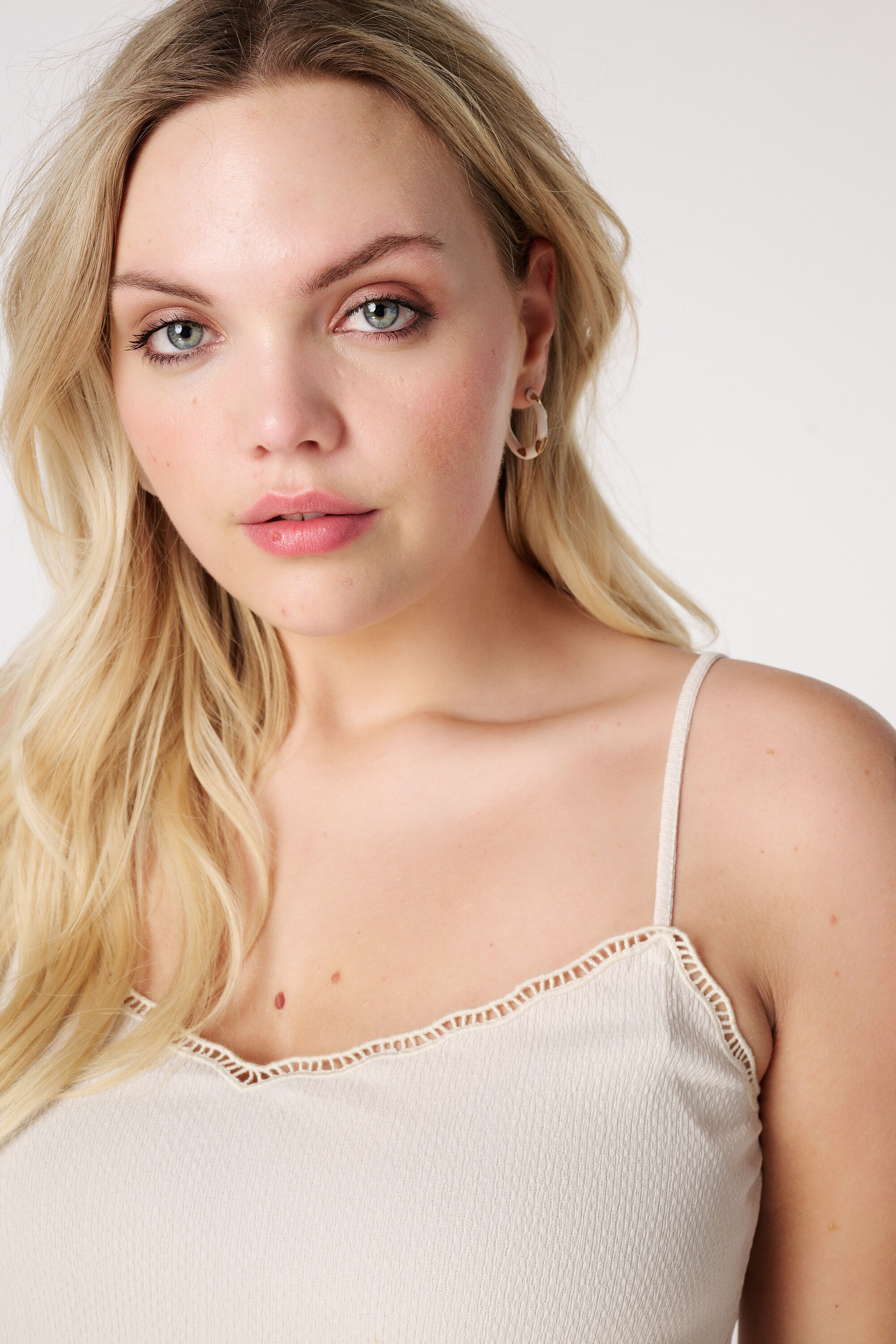 Mouwloze top met structuur image number 4