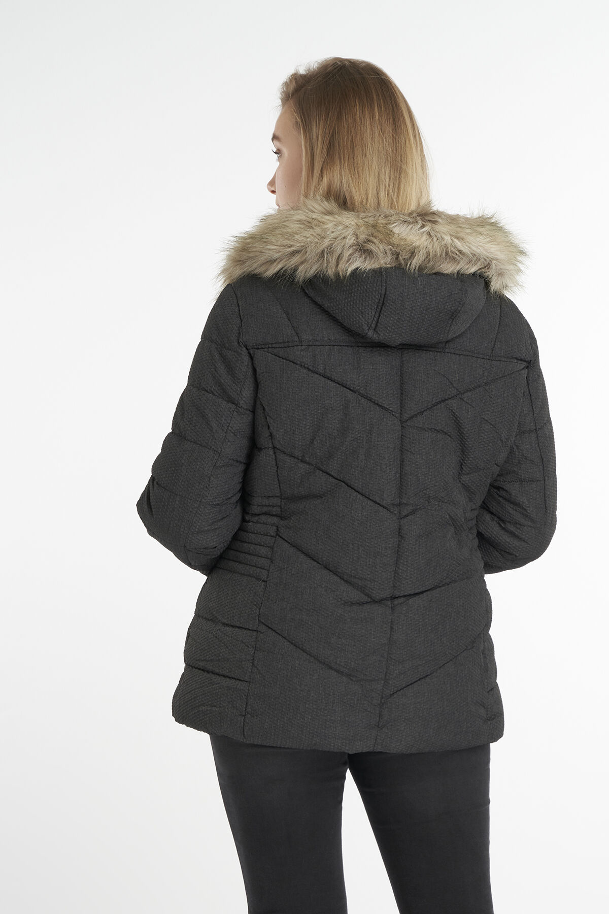 Manteau matelass&eacute; &agrave; capuche image number 4