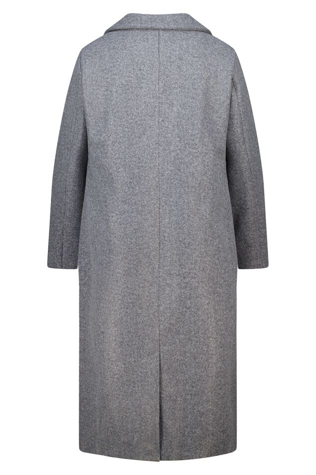 Manteau long avec fermeture à boutons image number 2