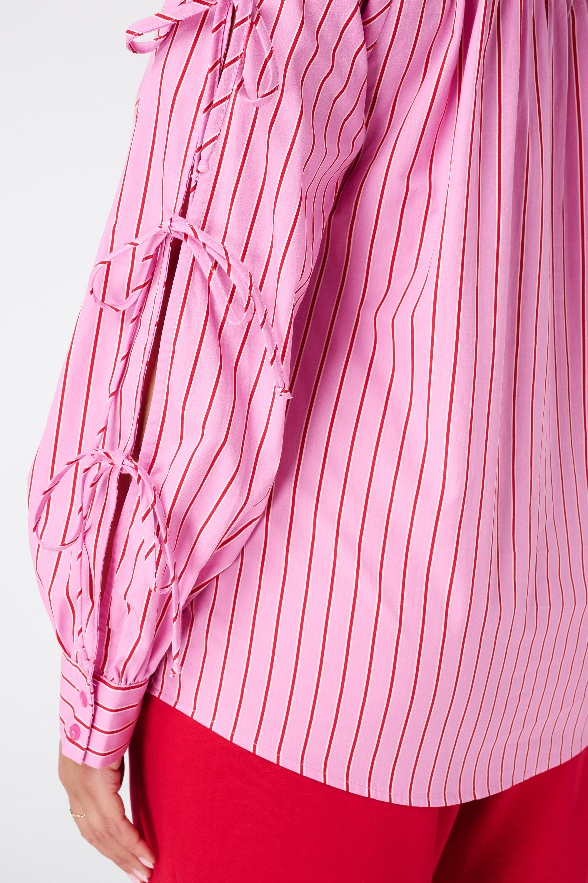 Blouse met strikdetail image number 6