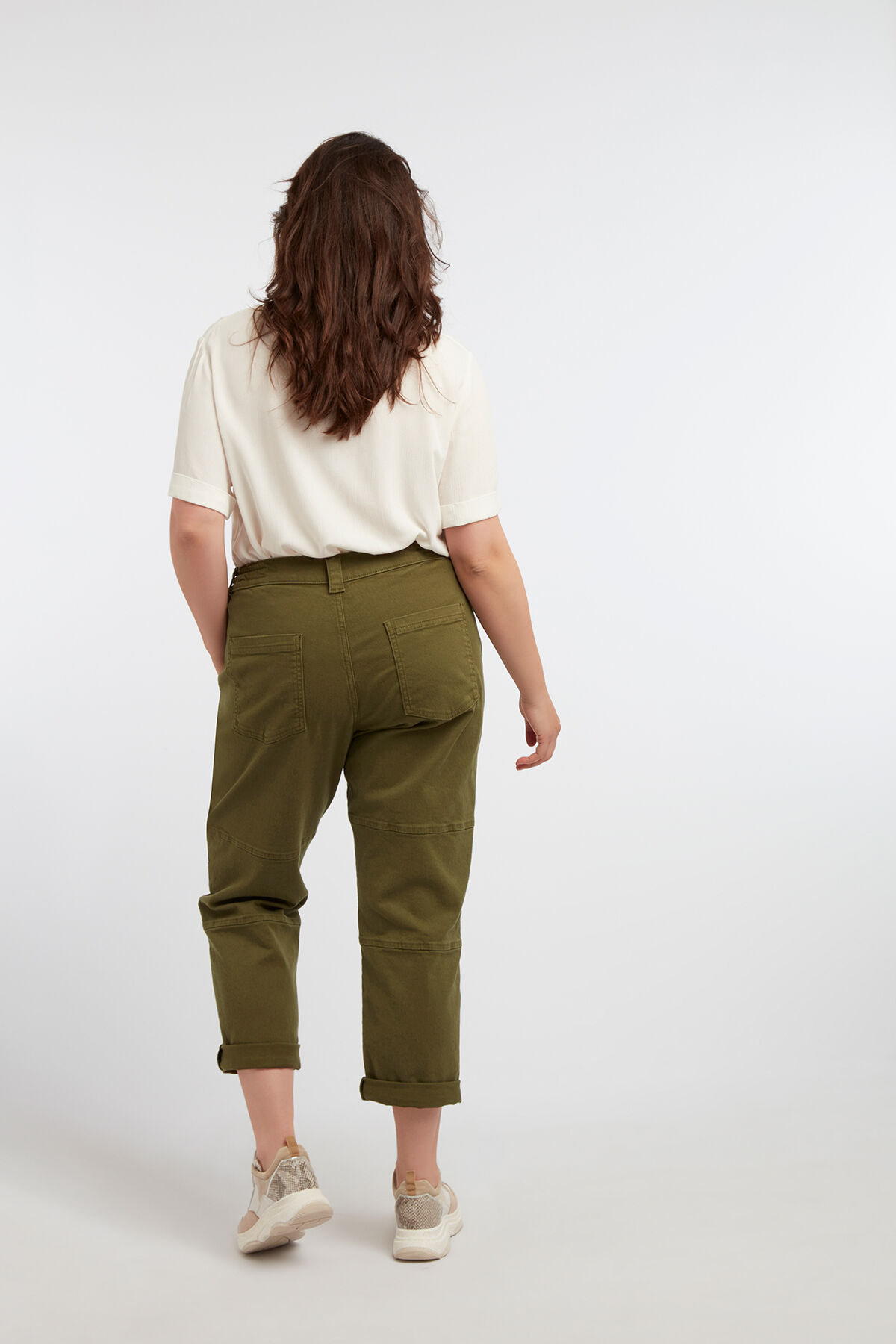 Pantalon en serg&eacute;   image number 5