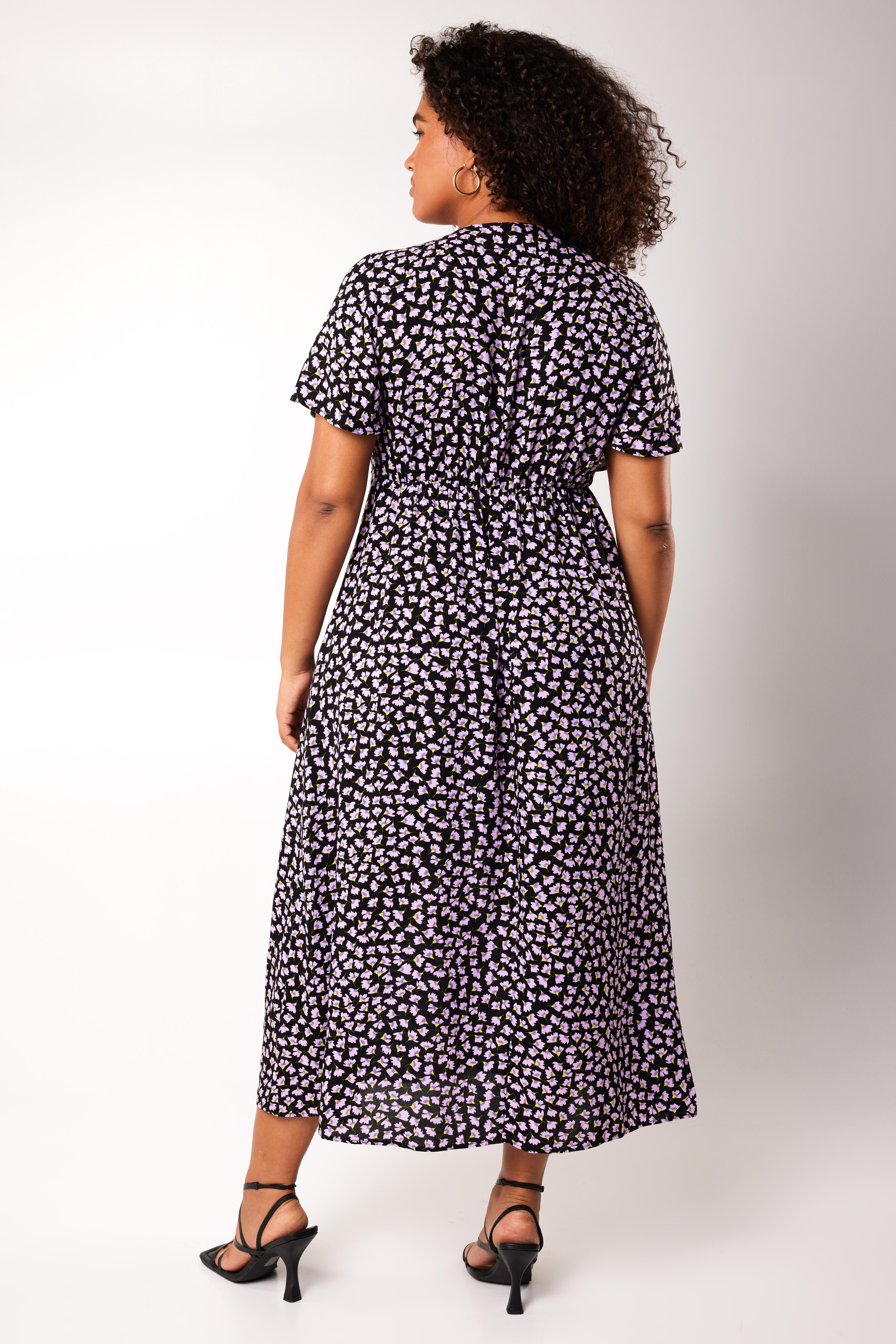 Lange jurk met print image number 4