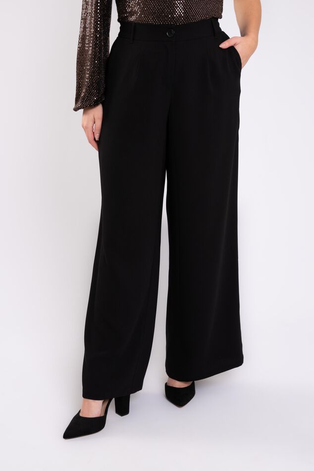 Pantalon met wijde pijpen image number 5