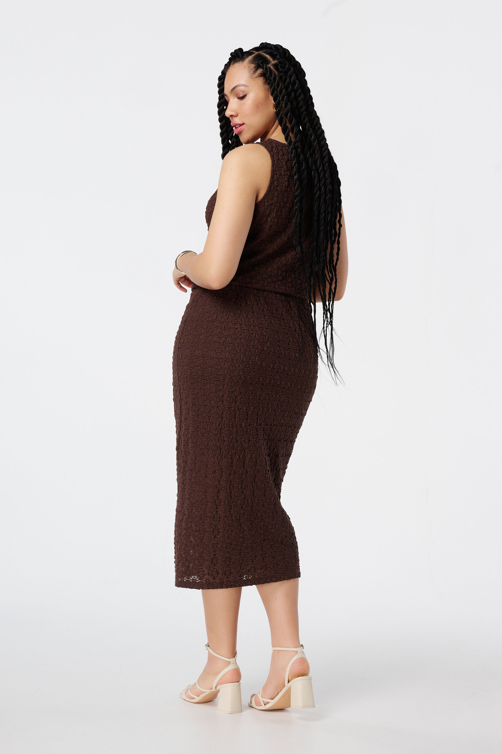 Rok met gesmokte structuur image number 3