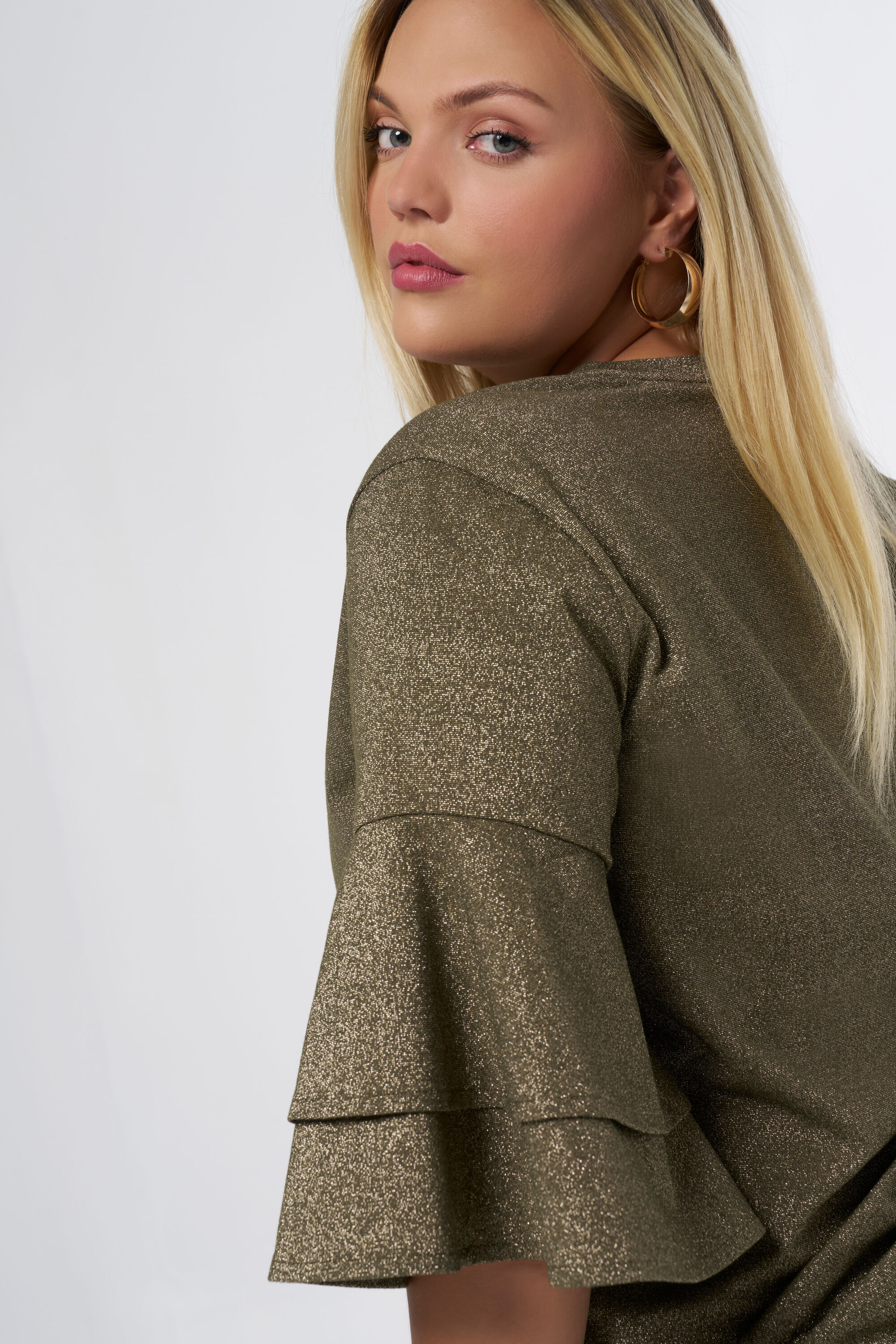 Top met volantmouwen image number 4