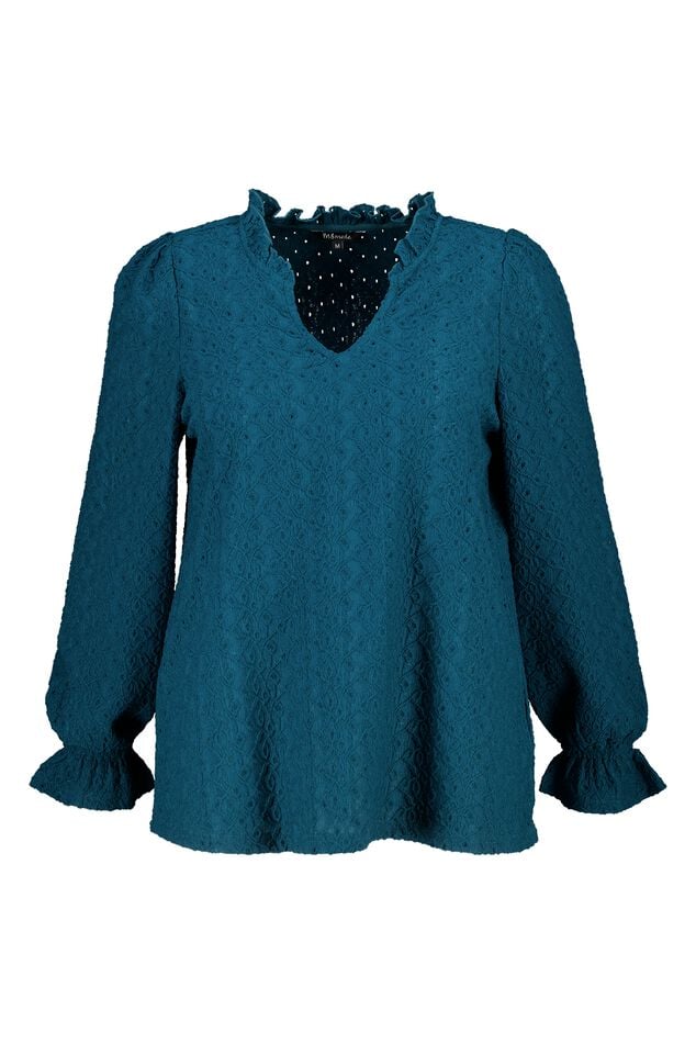 Top met broderie-details image number 1