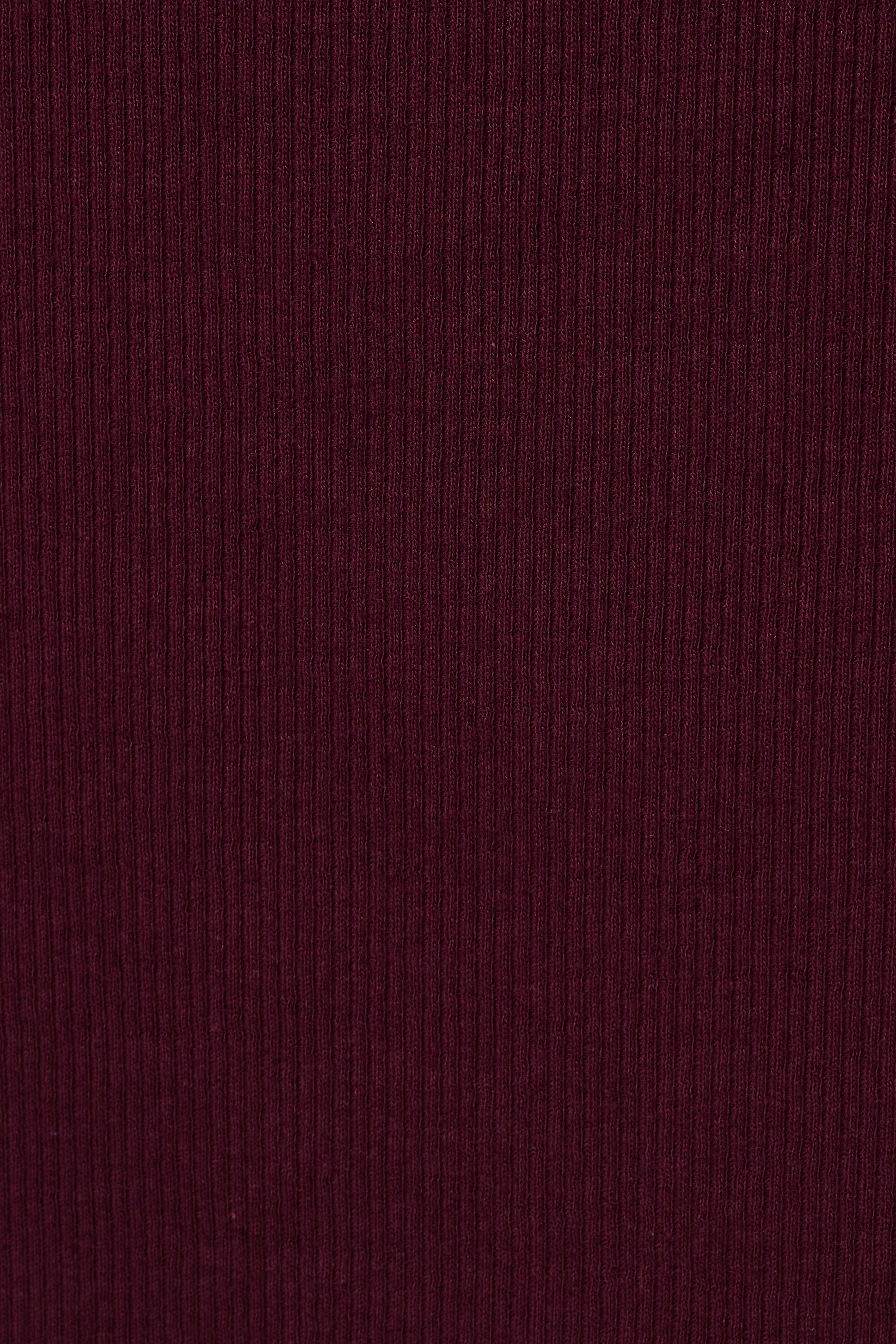 Ribstof top met v-hals image number 6