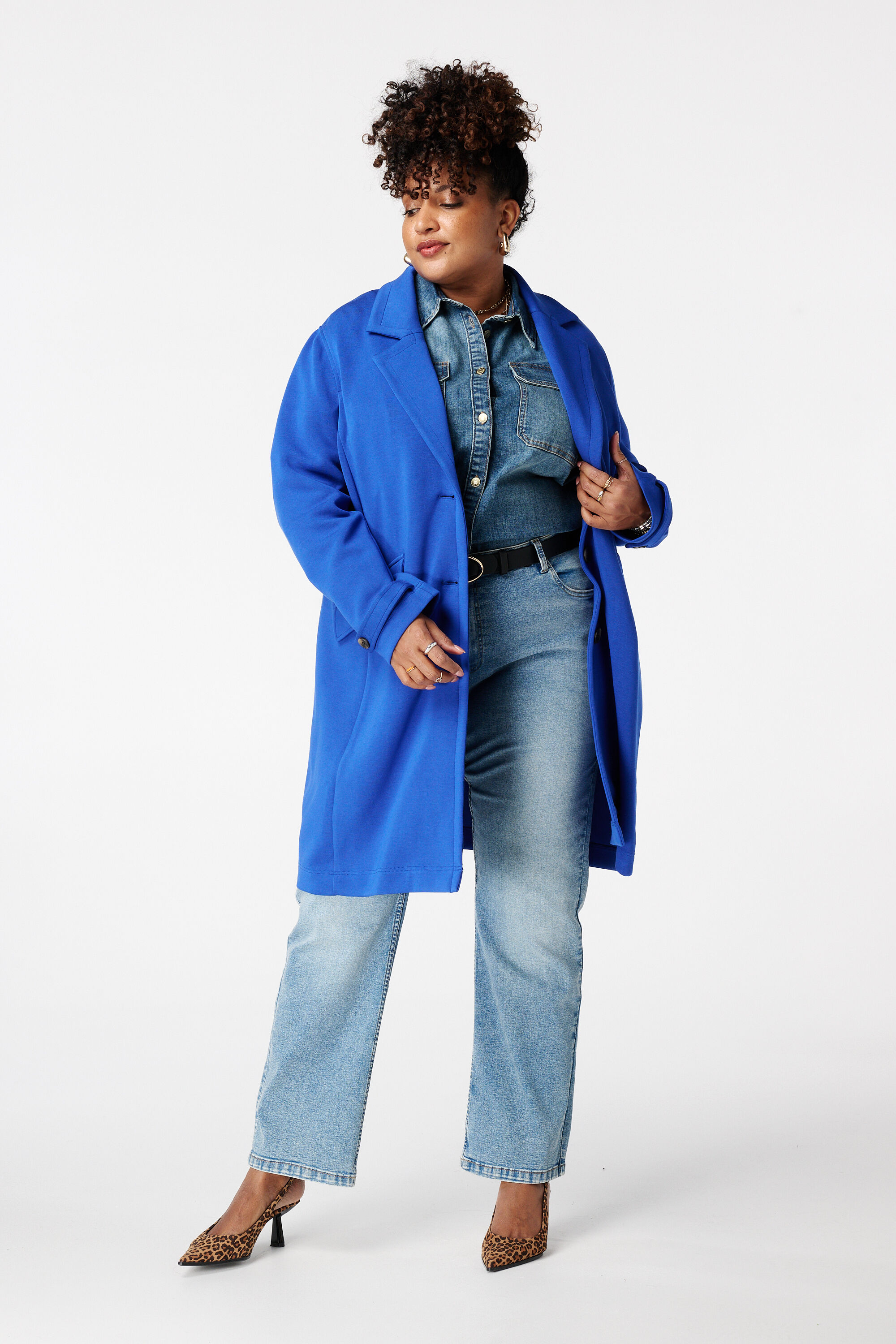 Manteau avec fermeture &agrave; boutons image number 5