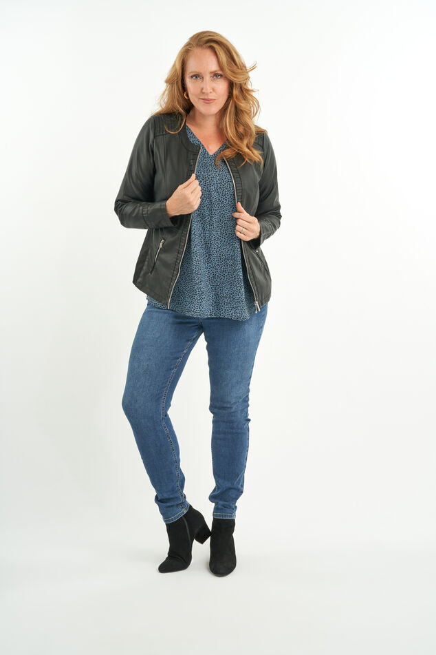 Veste en cuir PU  image number 6