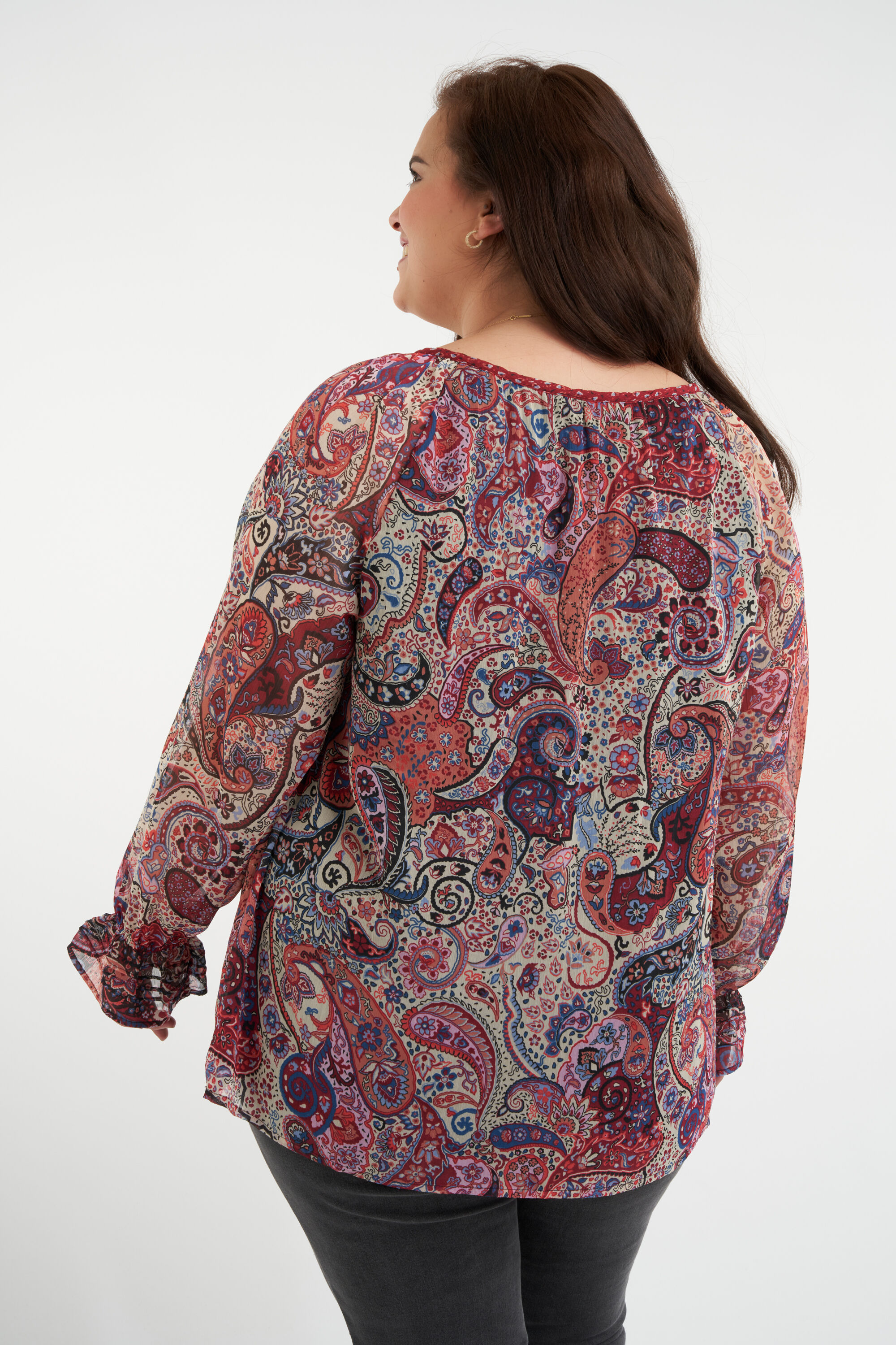 Blouse met paisleyprint image number 3