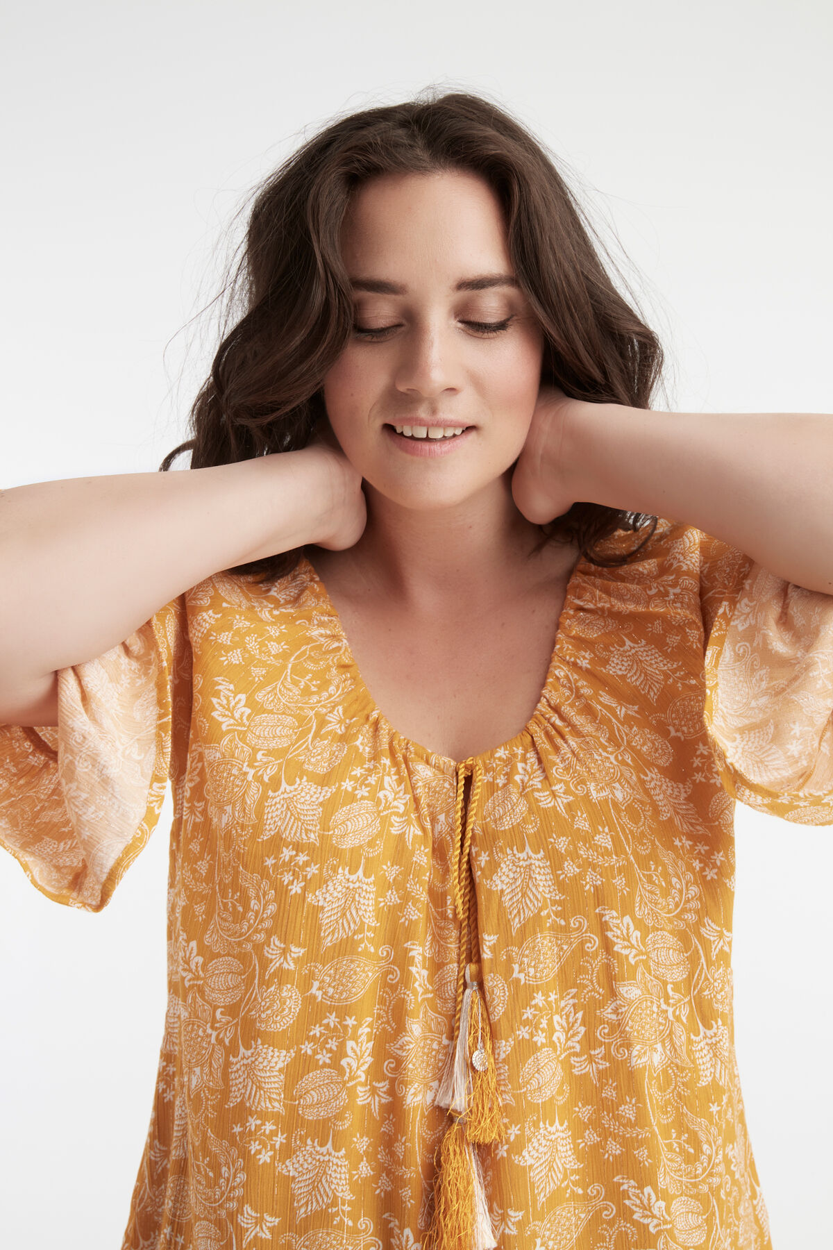 Blouse met klokmouw image number 6