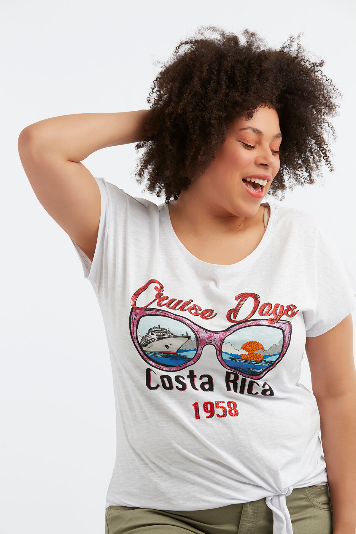 T-shirt met print image number 3