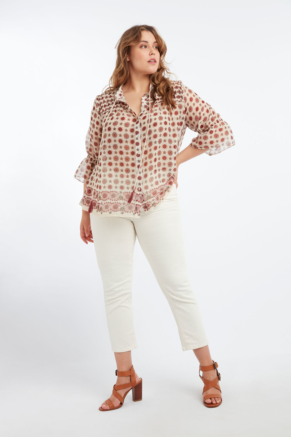 Blouse met print image number 3