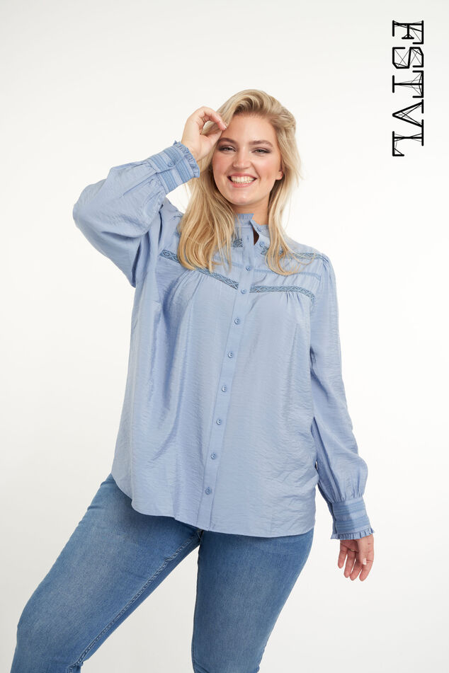 Blouse met kant image number 0