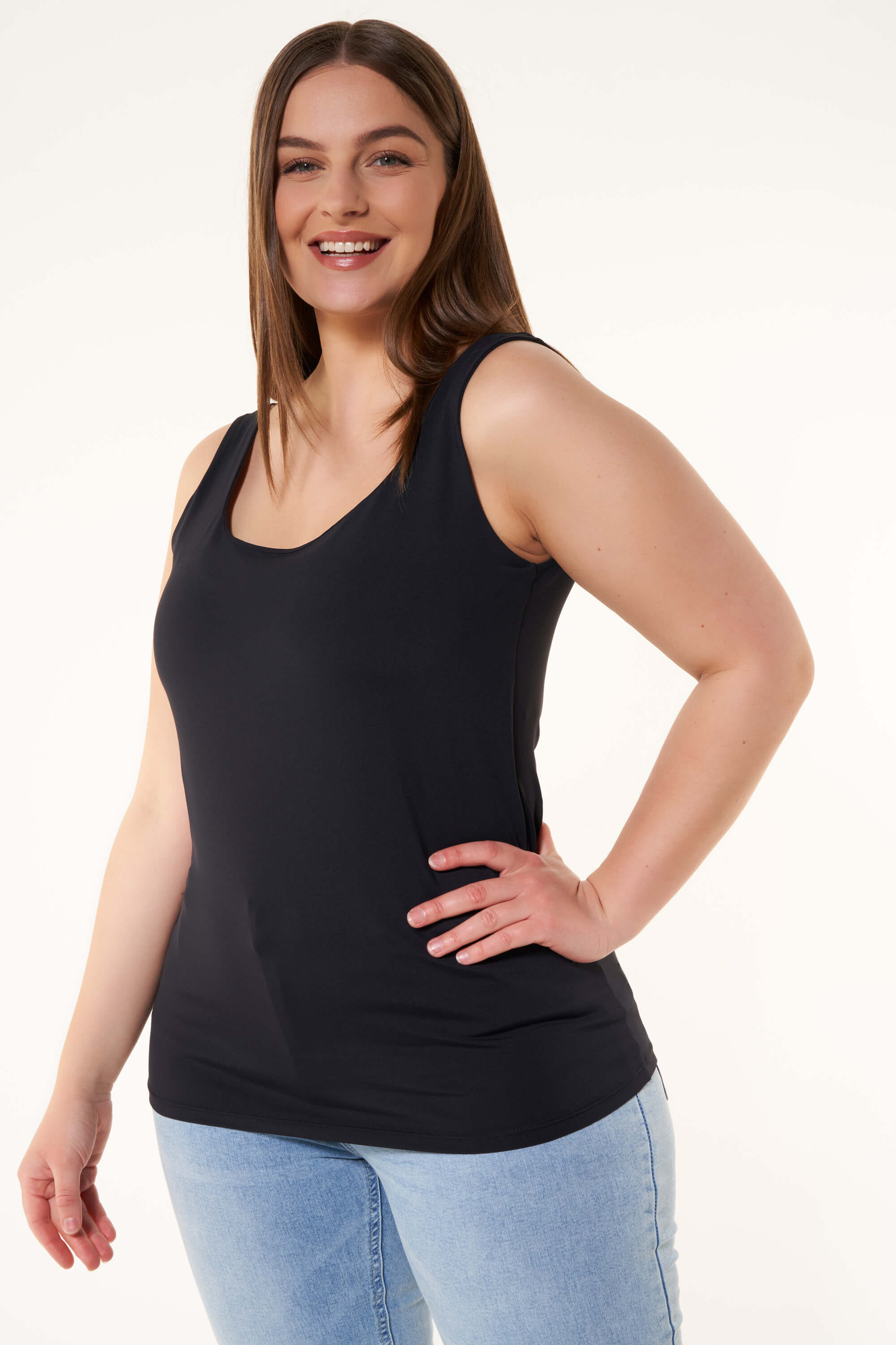 Singlet top met stretch image number 6