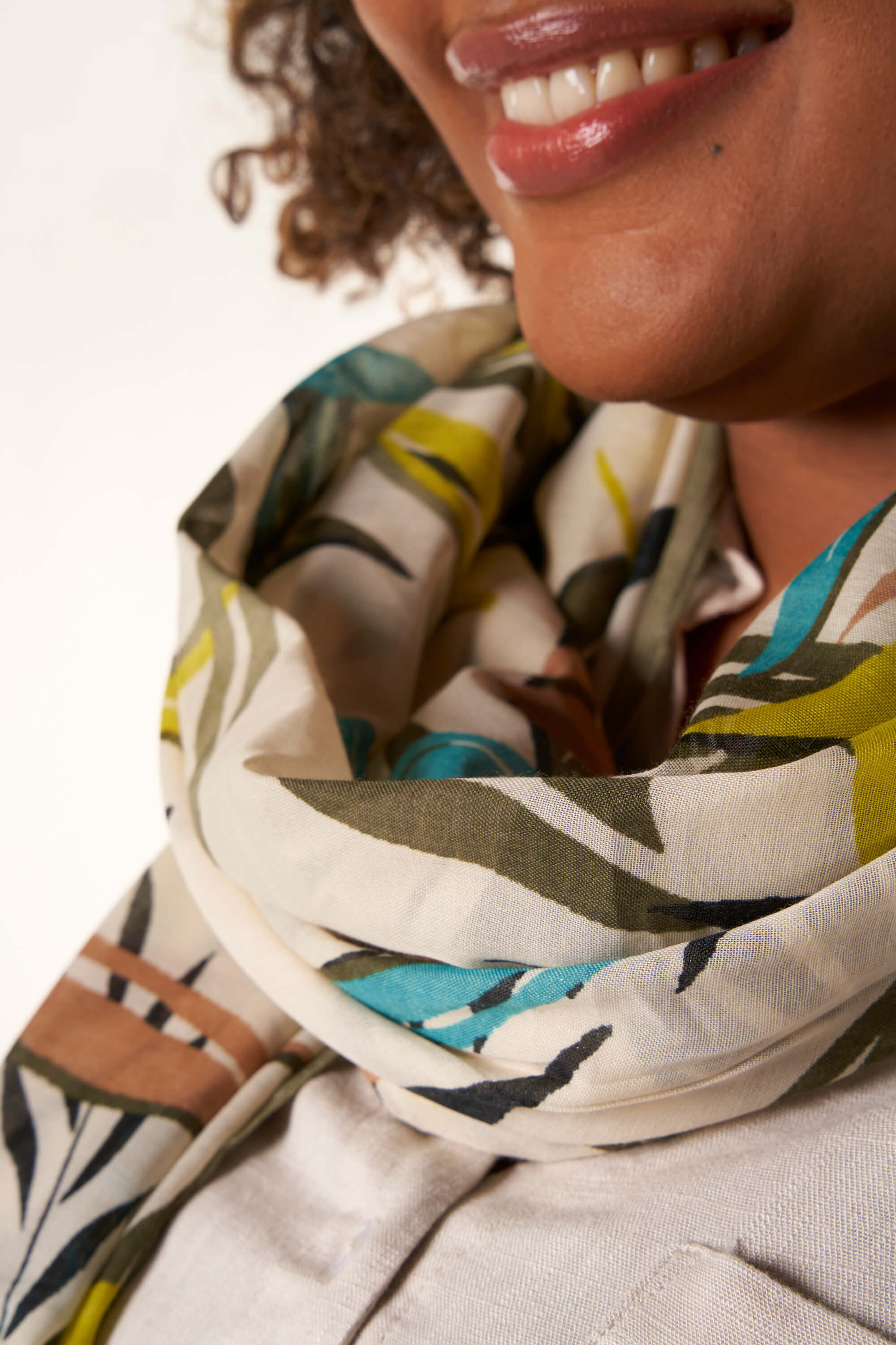 Sjaal met print image number 1