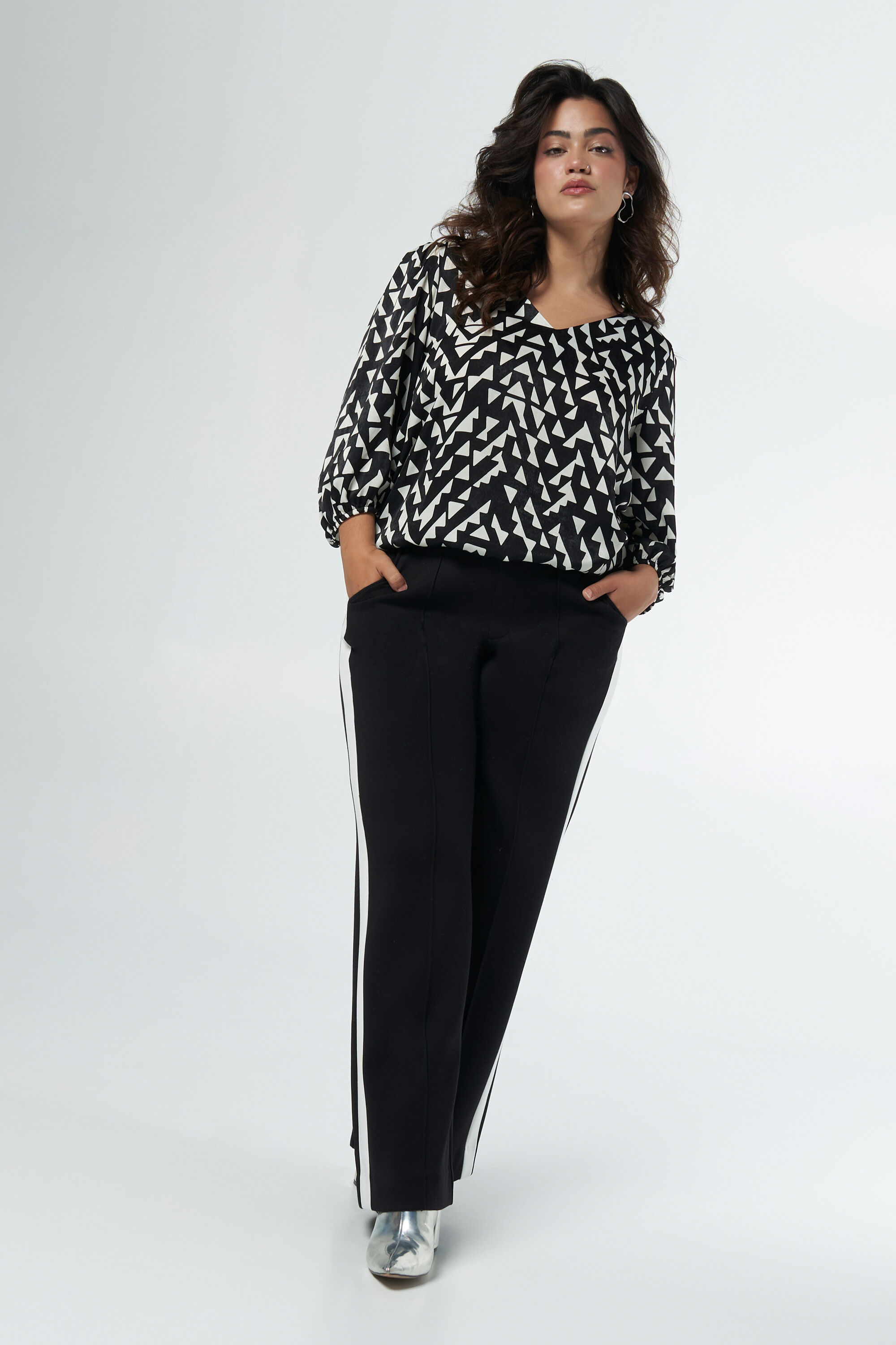 Top met satijnlook image number 5