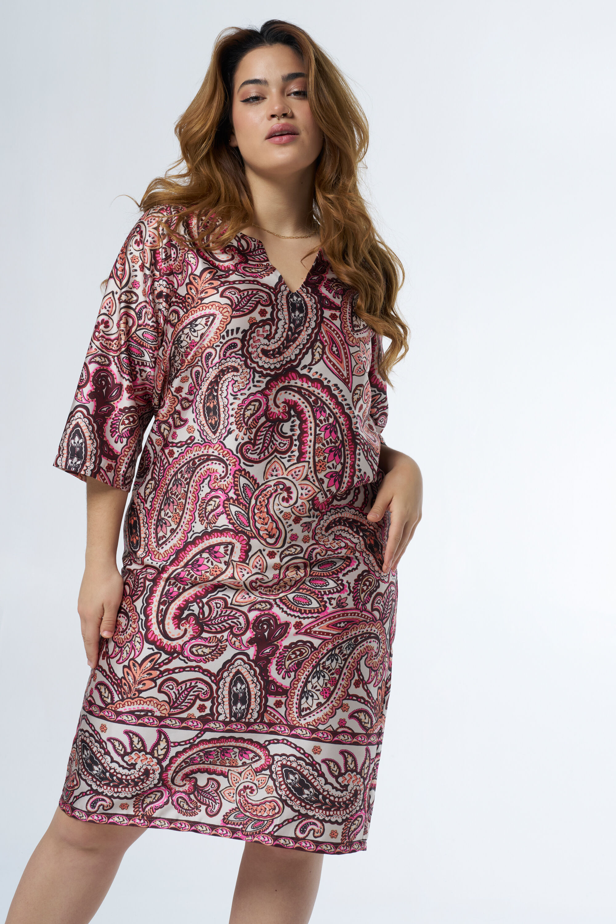 Jurk met paisley print image number 6