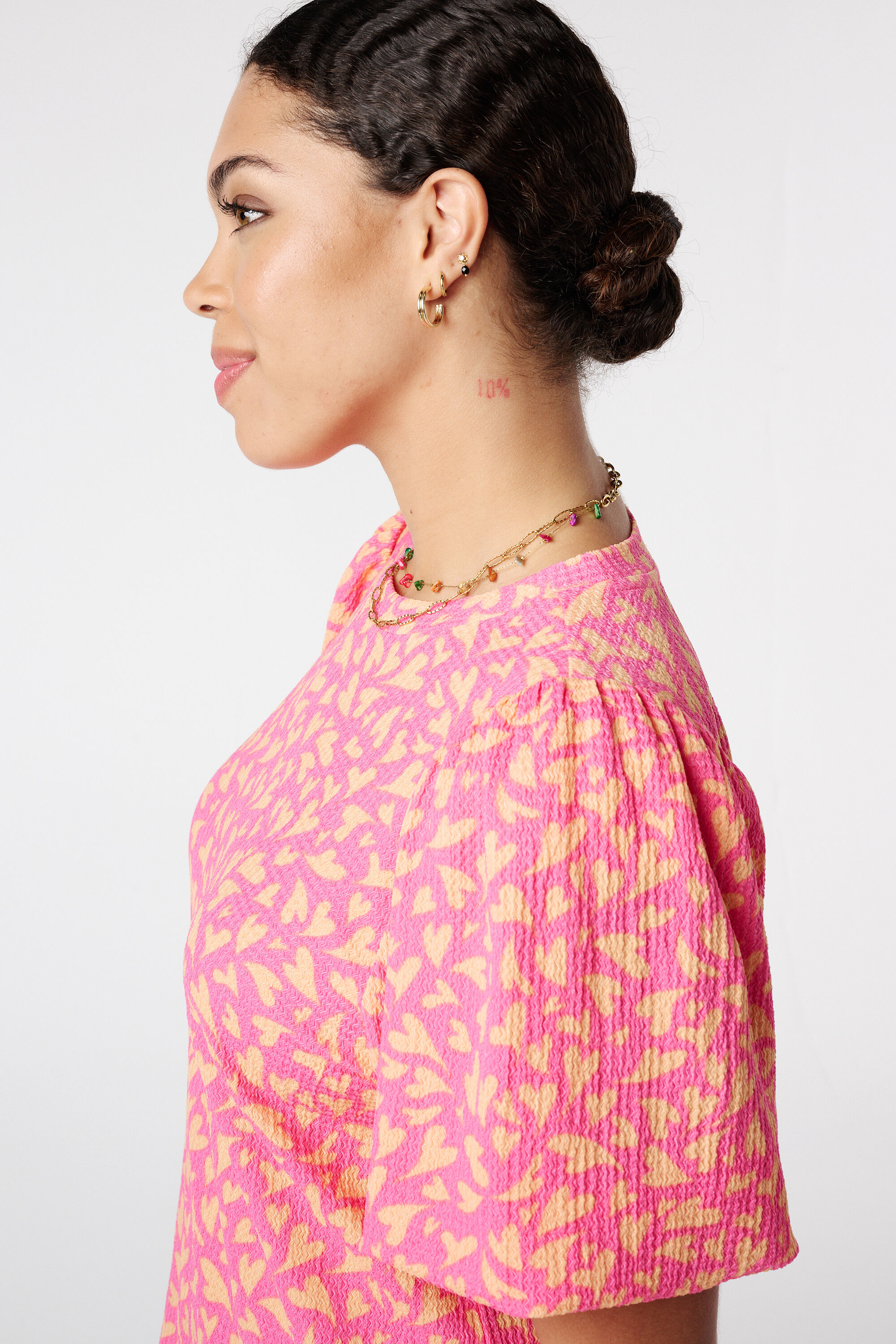 Top met pofmouwen image number 4