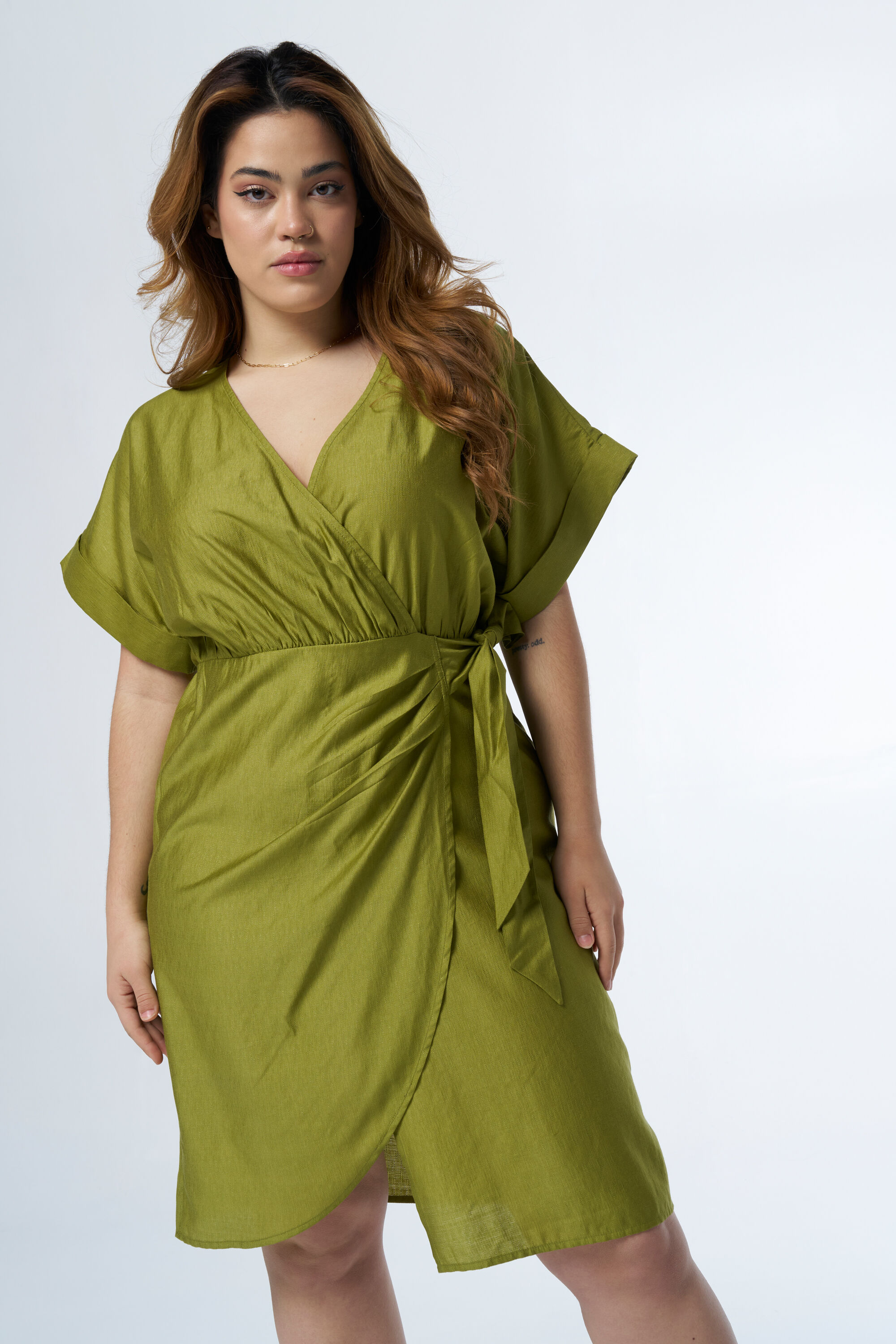 Jurk met strikdetail image number 6