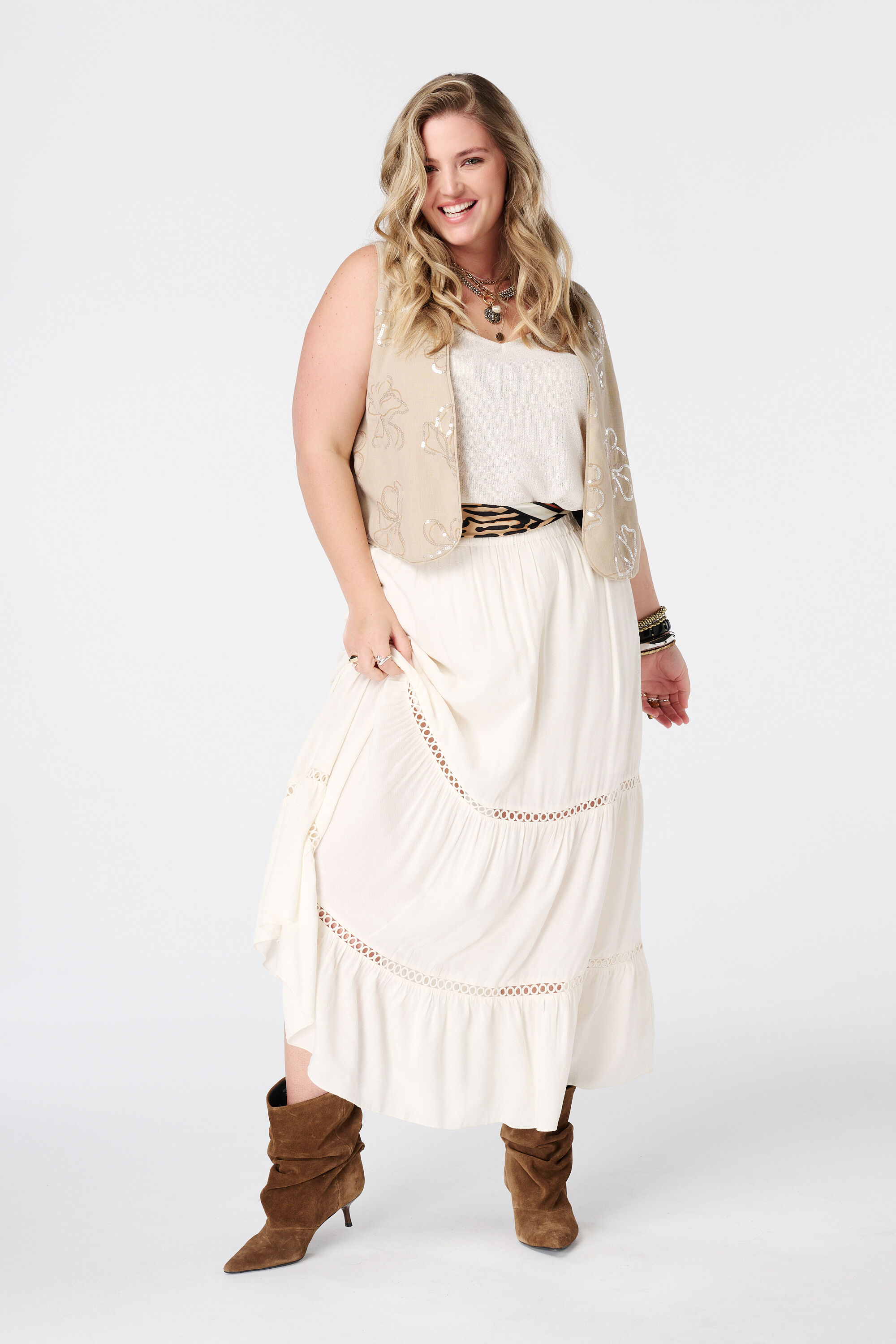 Gilet met pailletten image number 5