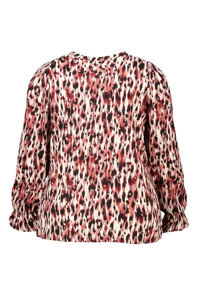 Top met print en stuctuur image number 2