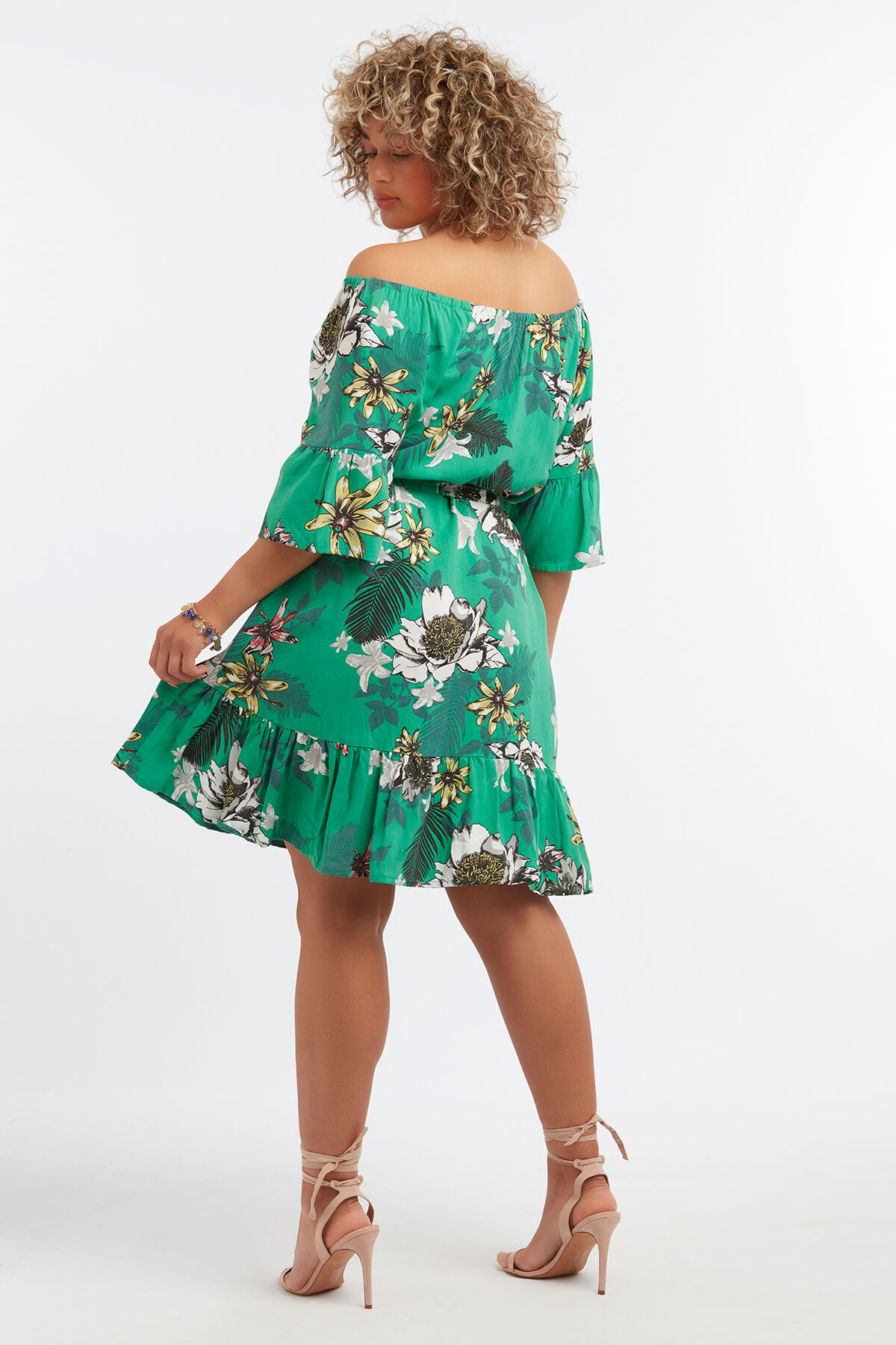 Jurk met bloemenprint image number 5