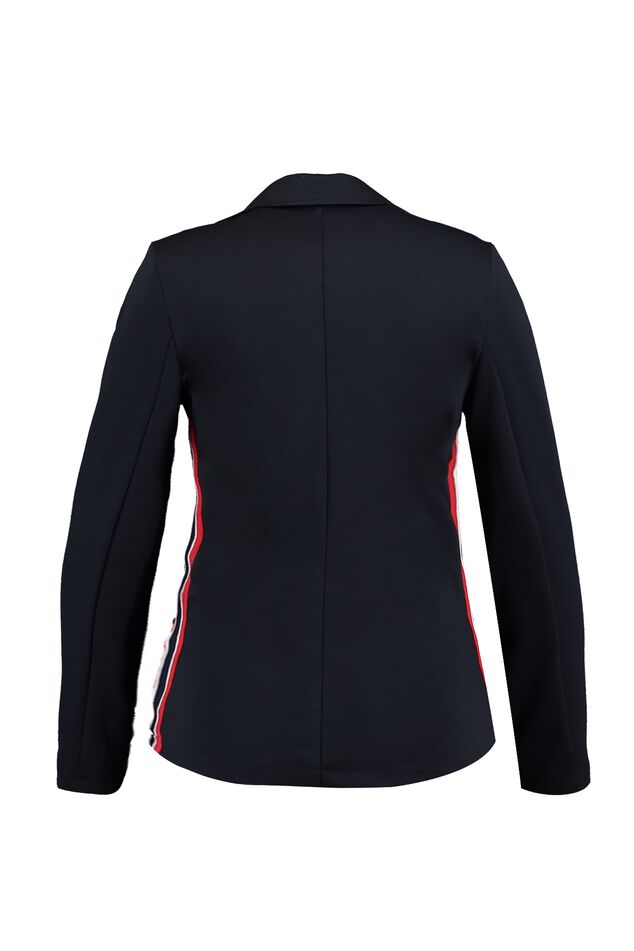 Blazer met gestreepte bies image number 2