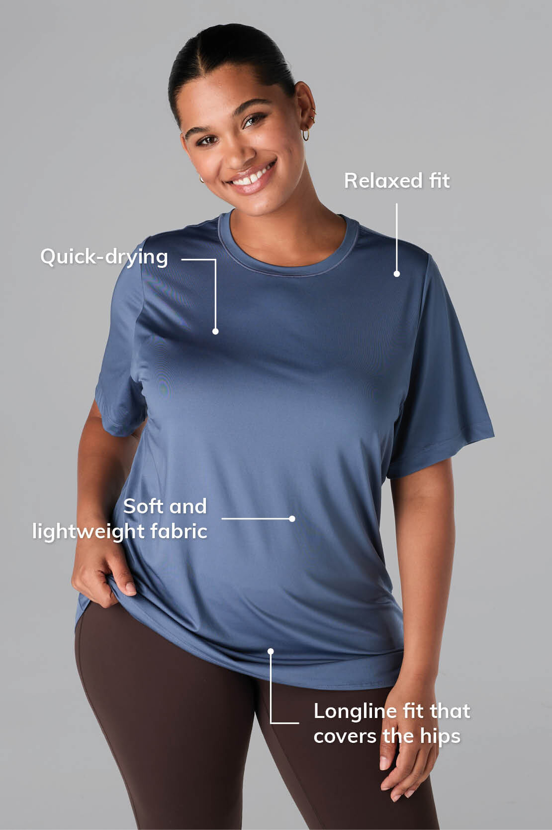 T shirt de sport long image number 3