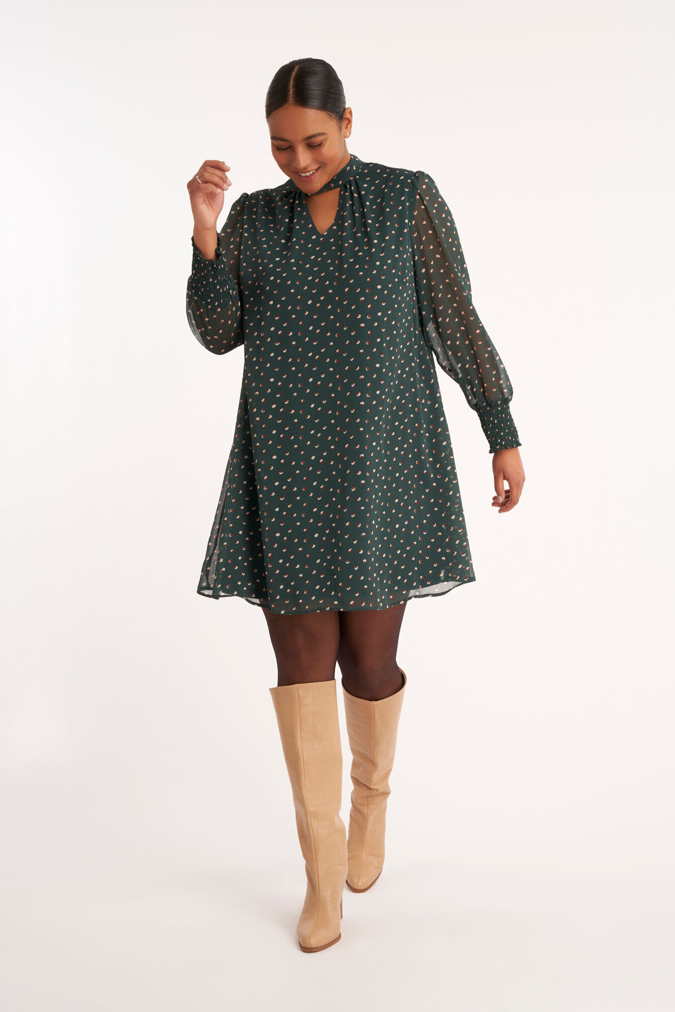 Robe trapeze sales courte