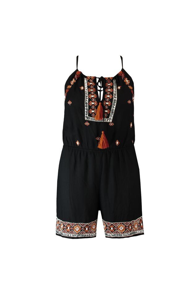 Playsuit met borduursel image number 2