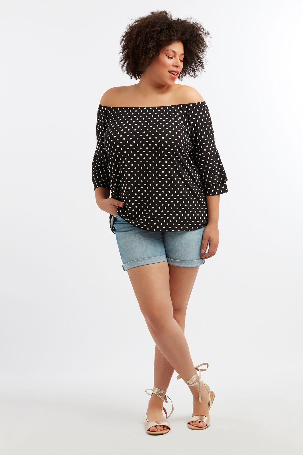 Off-shoulder top image number 5