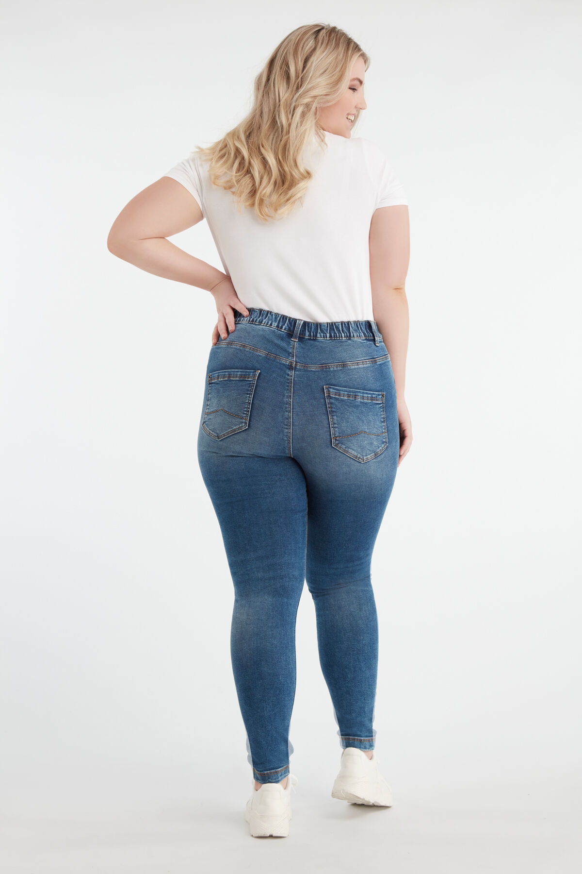 Slim fit tregging POPPY image number 5