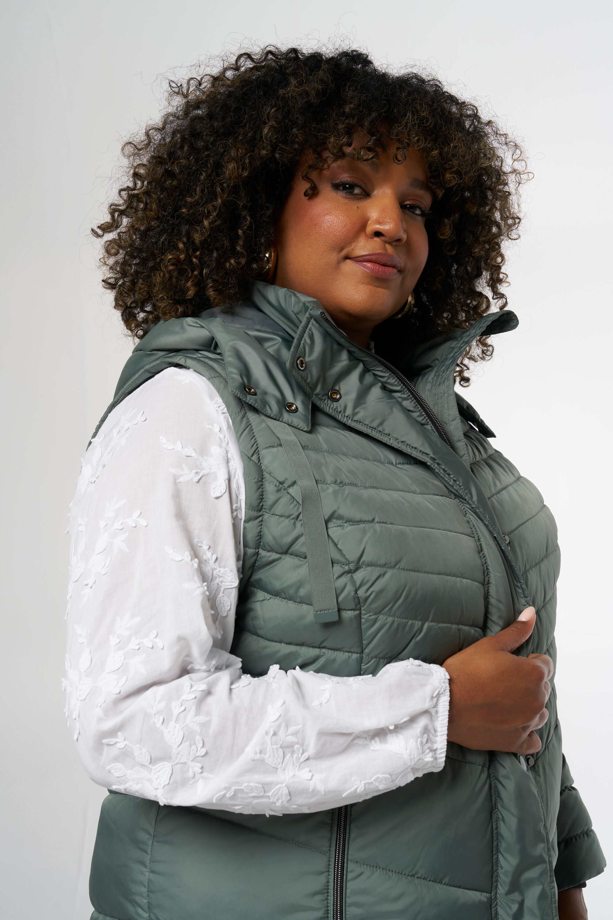 Femmes Veste matelassee legere Menthe MS Mode