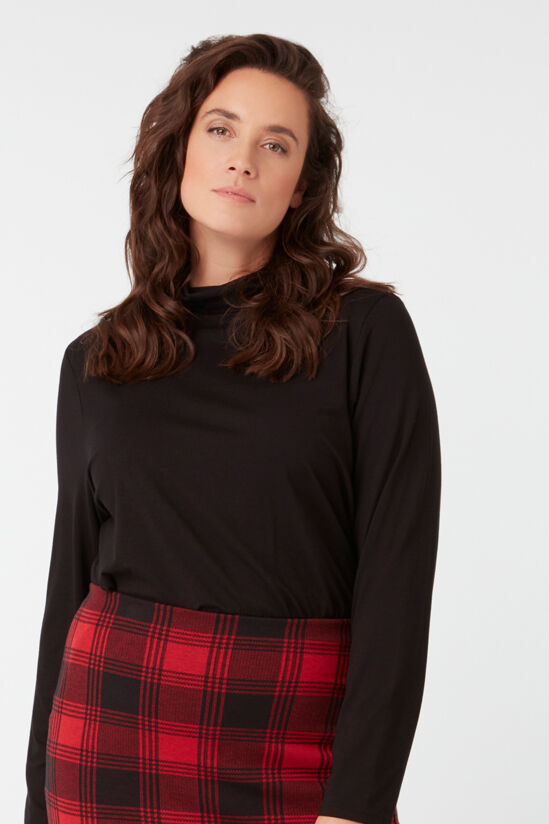 Viscose shirt met col image number 5